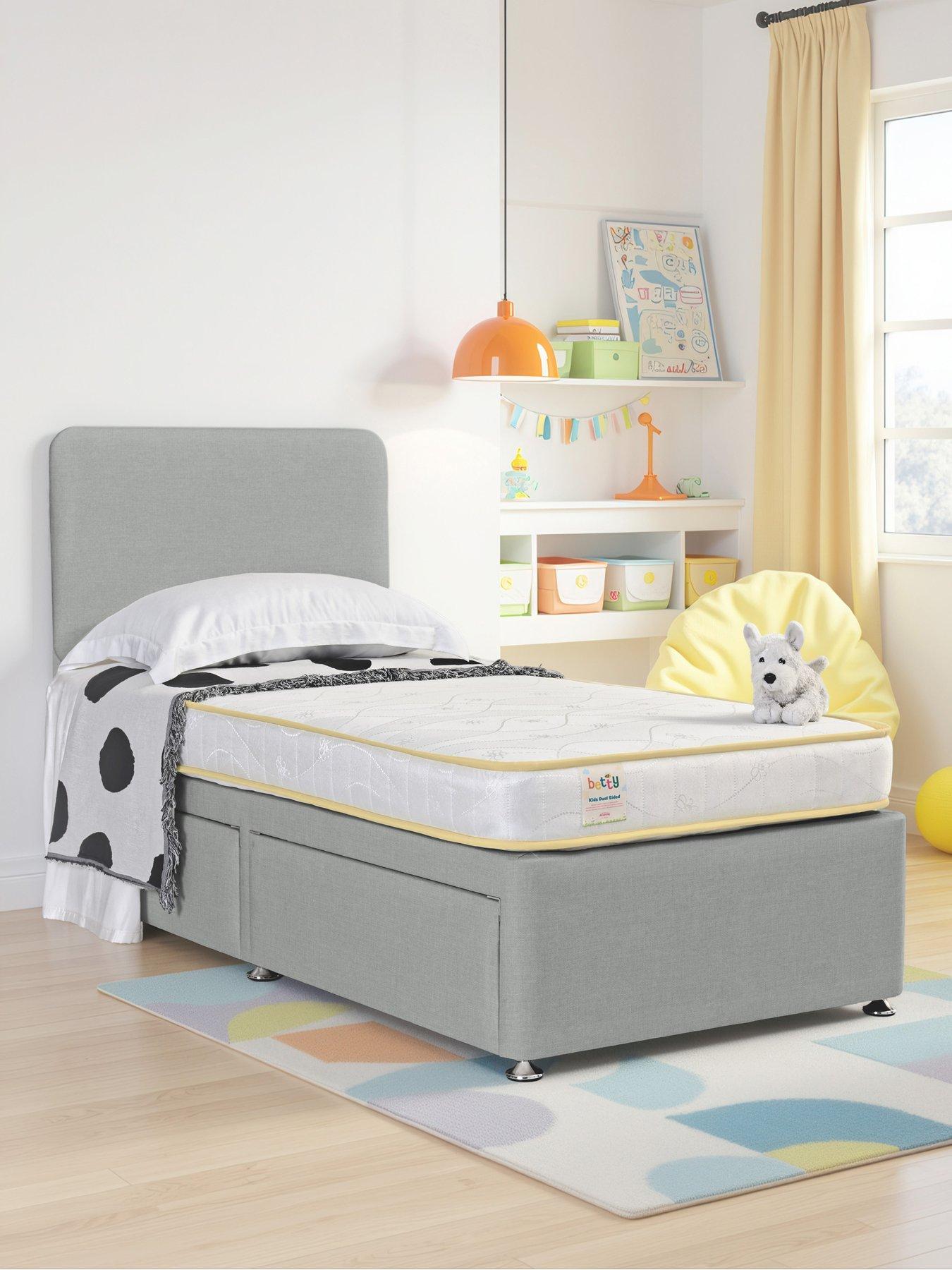 Airsprung Betty Bed & Dual Sided Mattress Set With Storage - Single