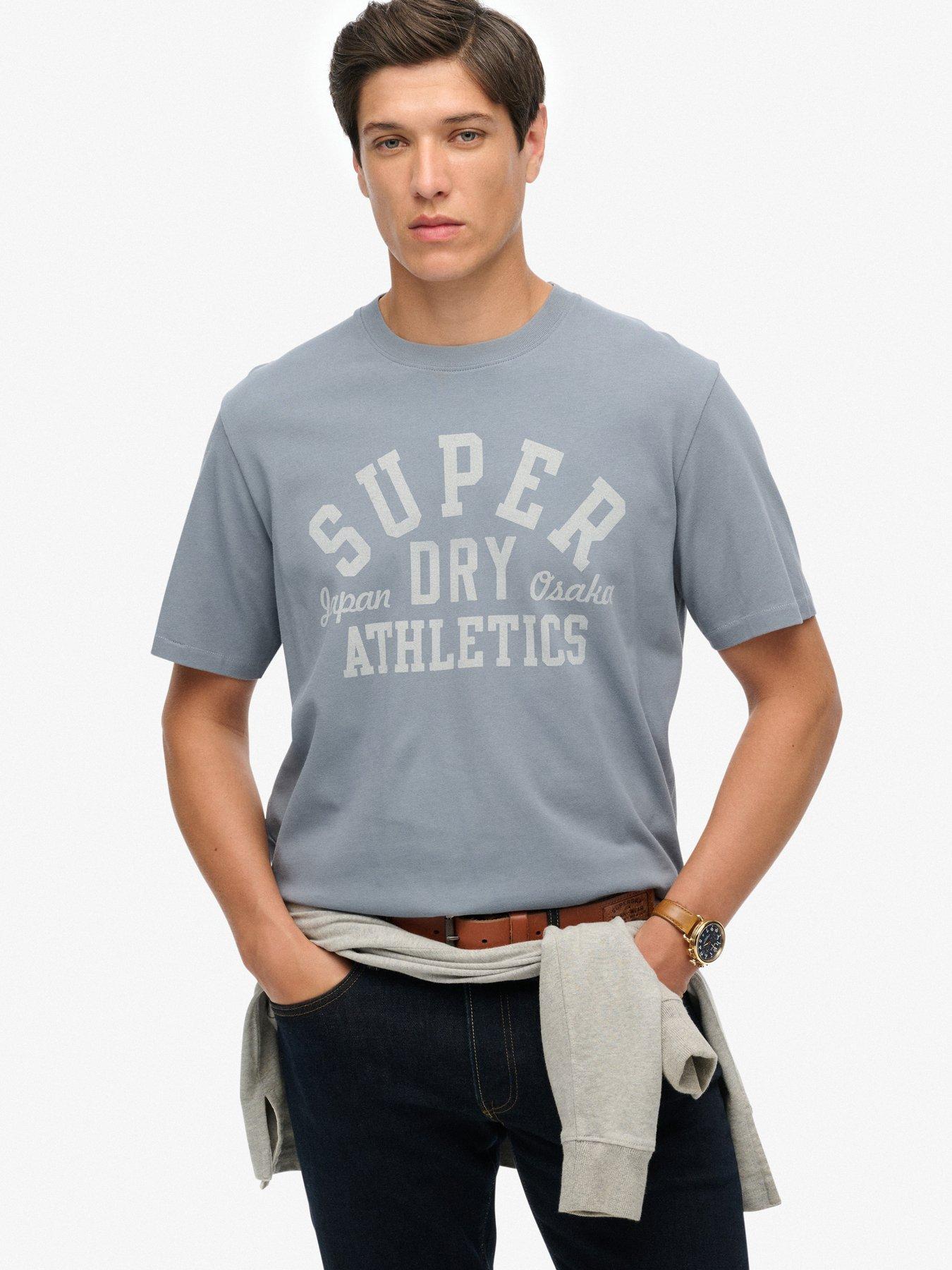 Image 1 of 5 of Superdry Athletic Essential T-Shirt - Grey