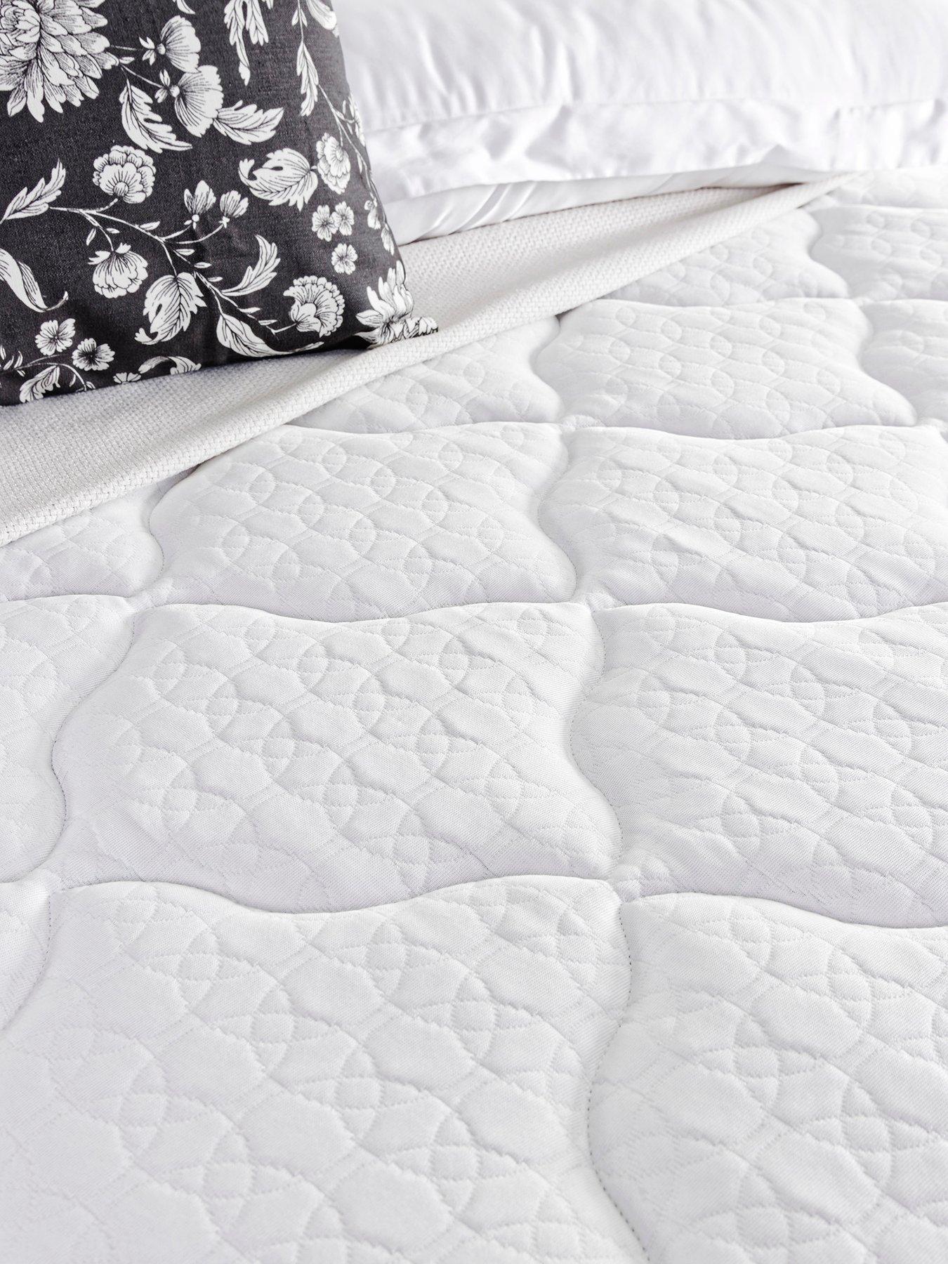  image of airsprung-essentials-bed-base-memory-mattress-set-sg-ns