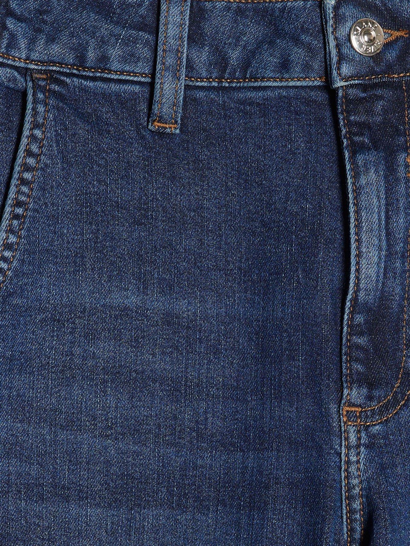 Image 5 of 6 of River Island Two Tone Cigarette Jean - Dark Blue