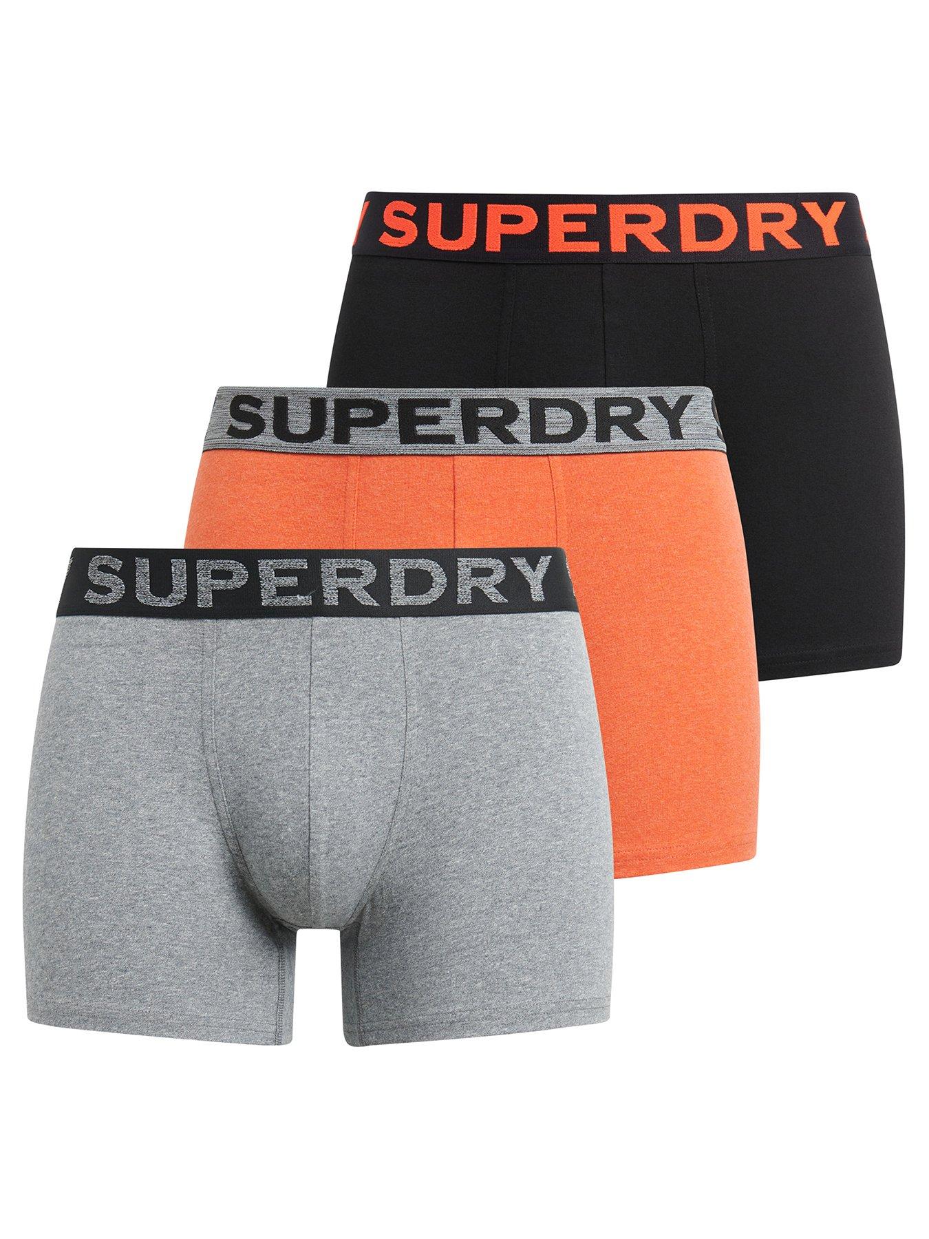 Image 1 of 4 of Superdry Boxer Triple Pack - Orange