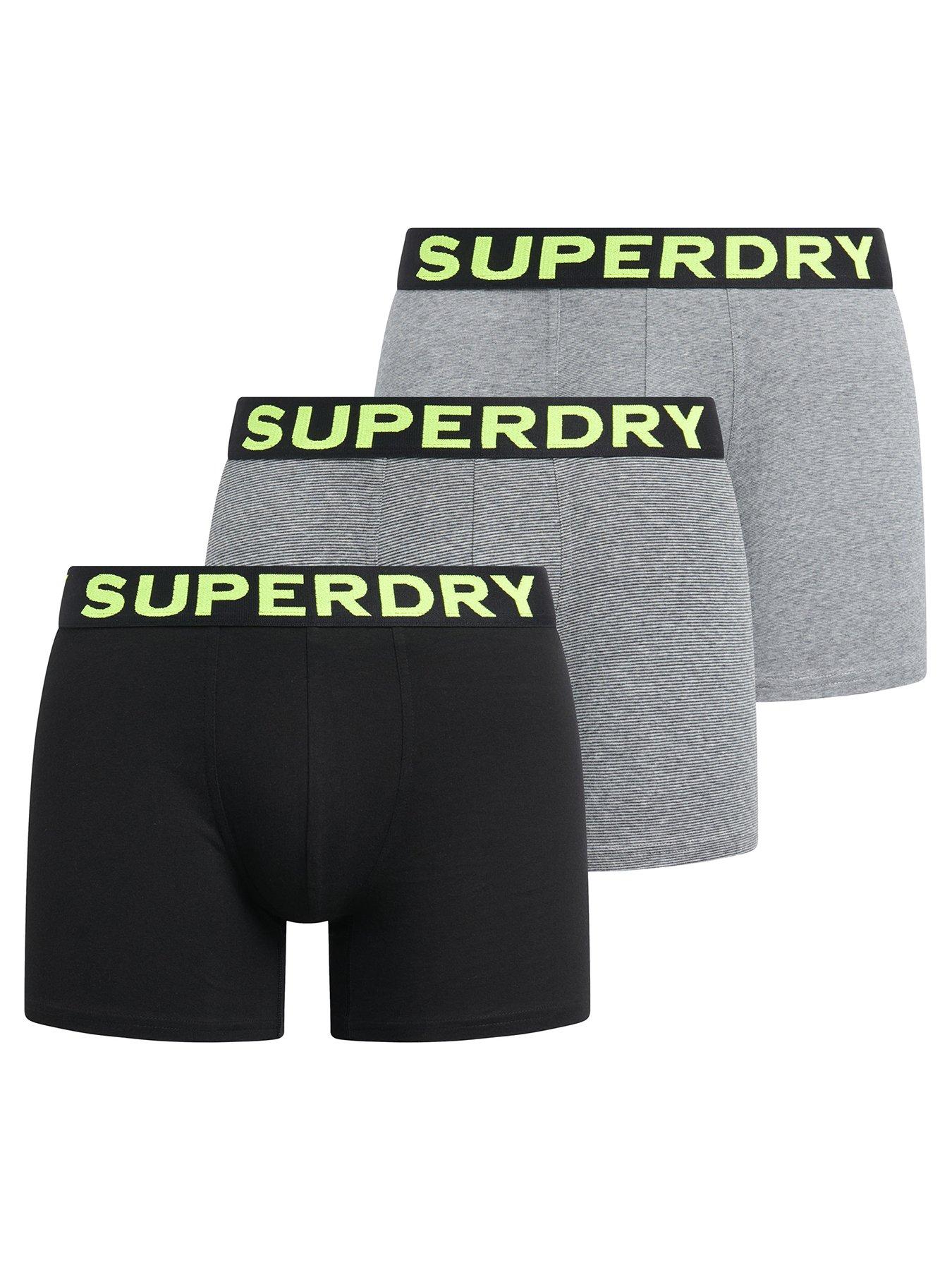 Superdry Boxer Triple Pack - Black