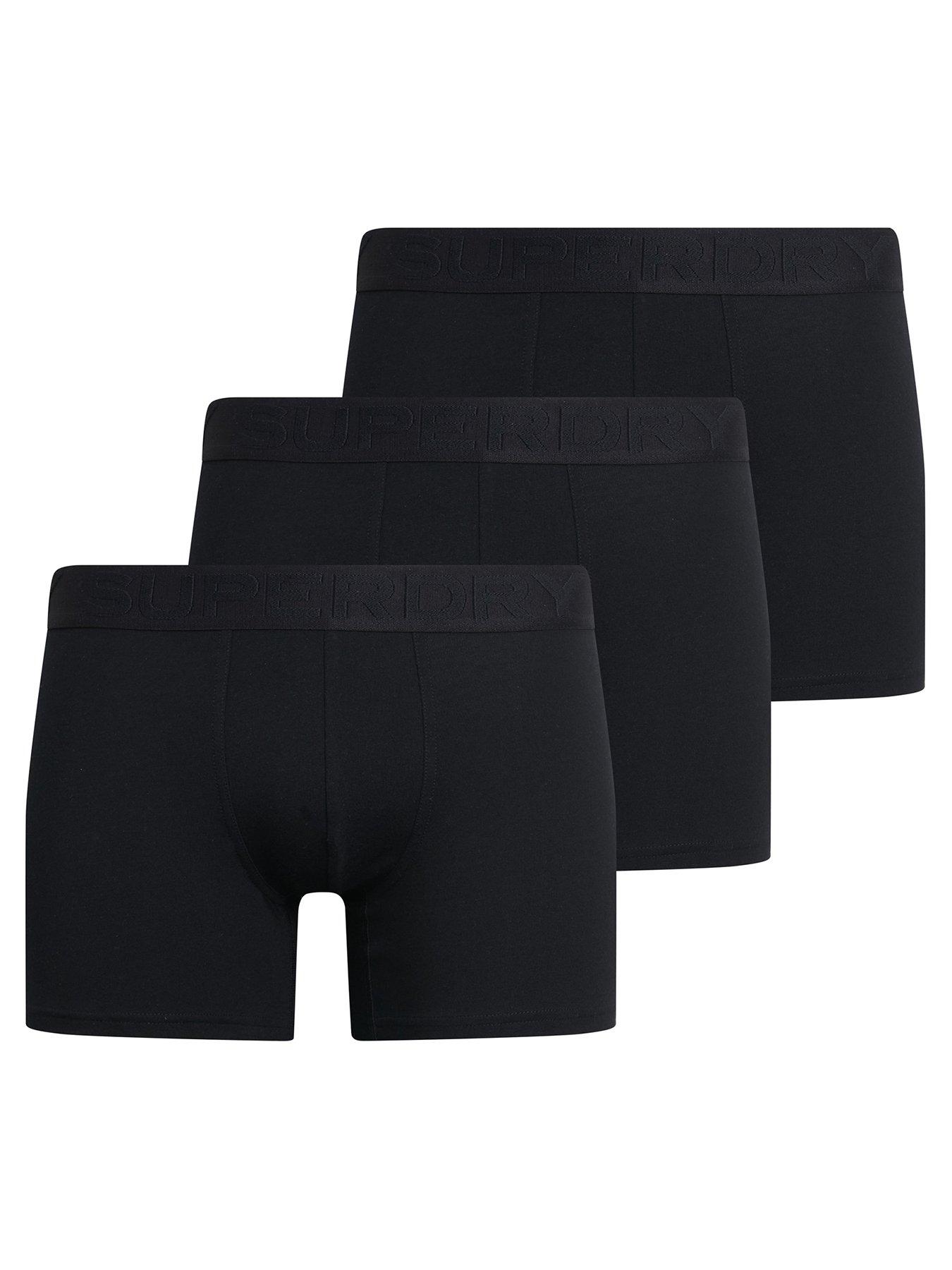 Image 1 of 4 of Superdry Boxer Triple Pack - Black