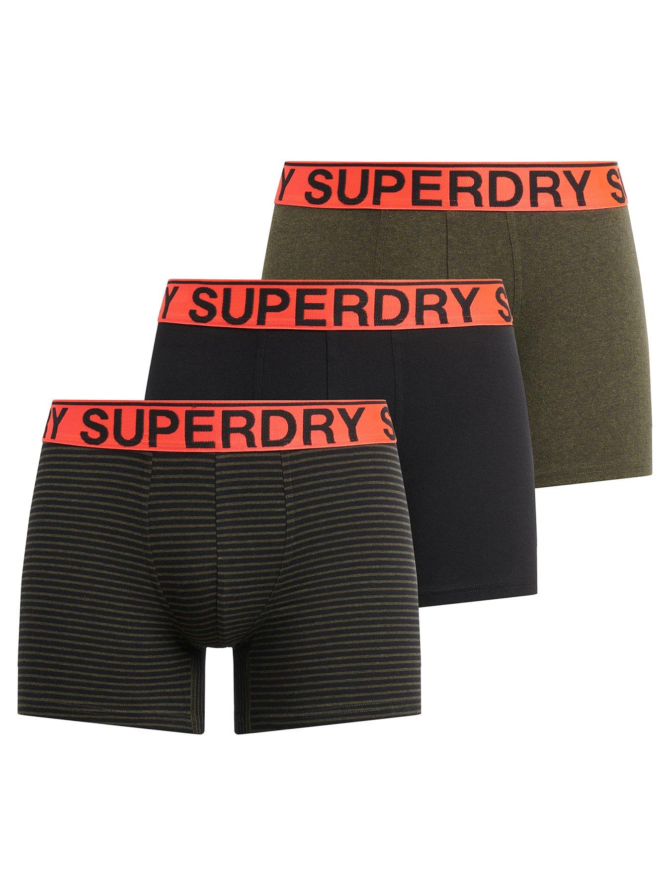 Image 1 of 4 of Superdry Boxer Triple Pack - Black