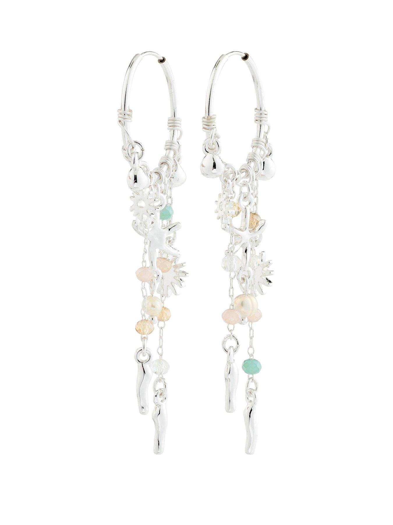 pilgrim-prism-hoop-earrings-silver-plated