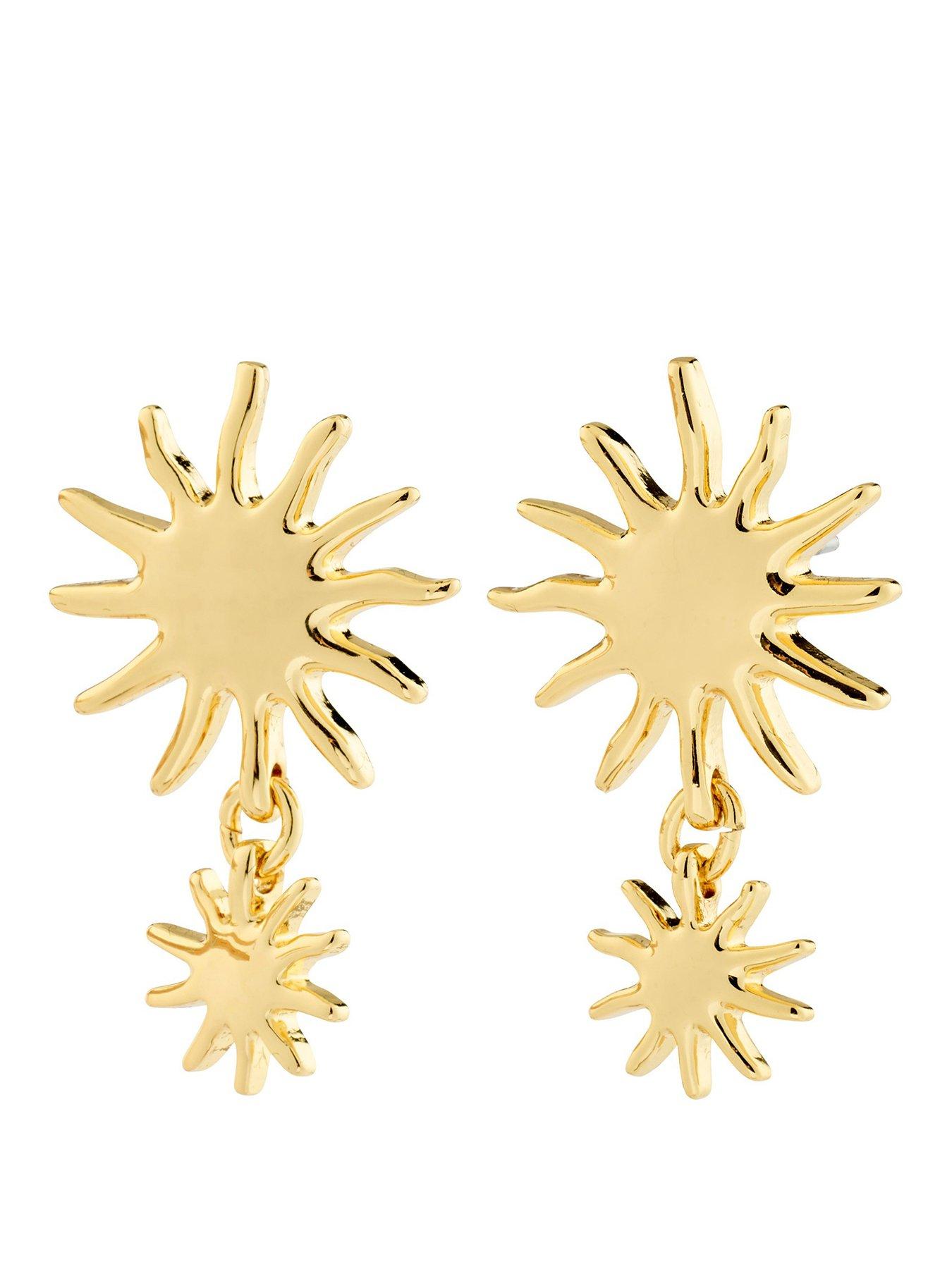 Pilgrim LYRICUS earrings gold-plated