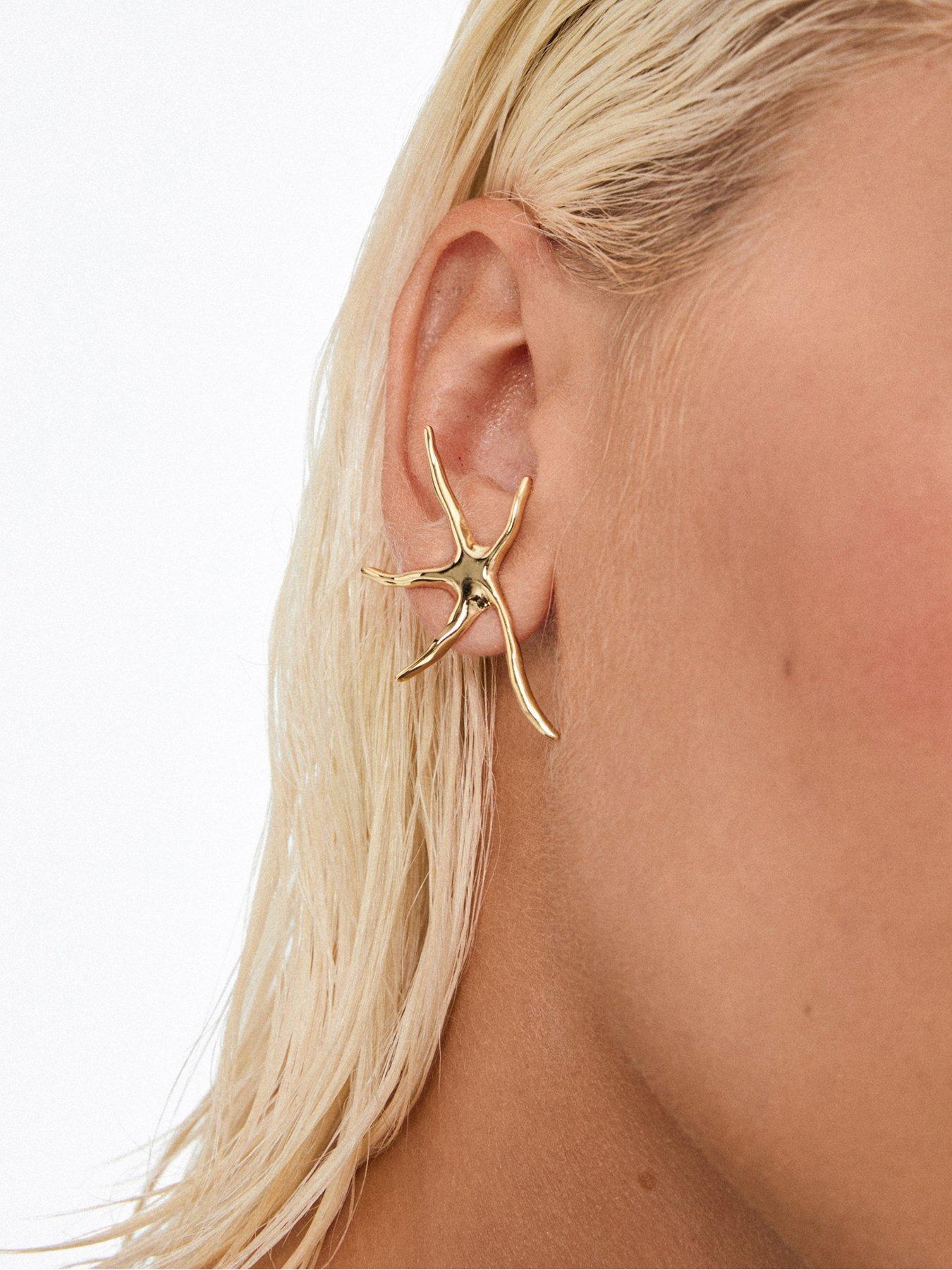 Image 3 of 3 of Pilgrim PRISM earrings gold-plated