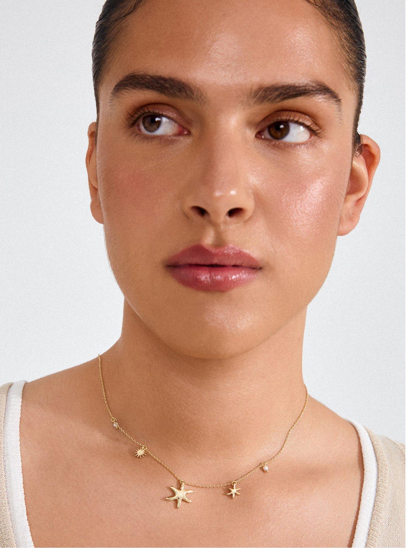 Image 2 of 4 of Pilgrim PRISM necklace gold-plated