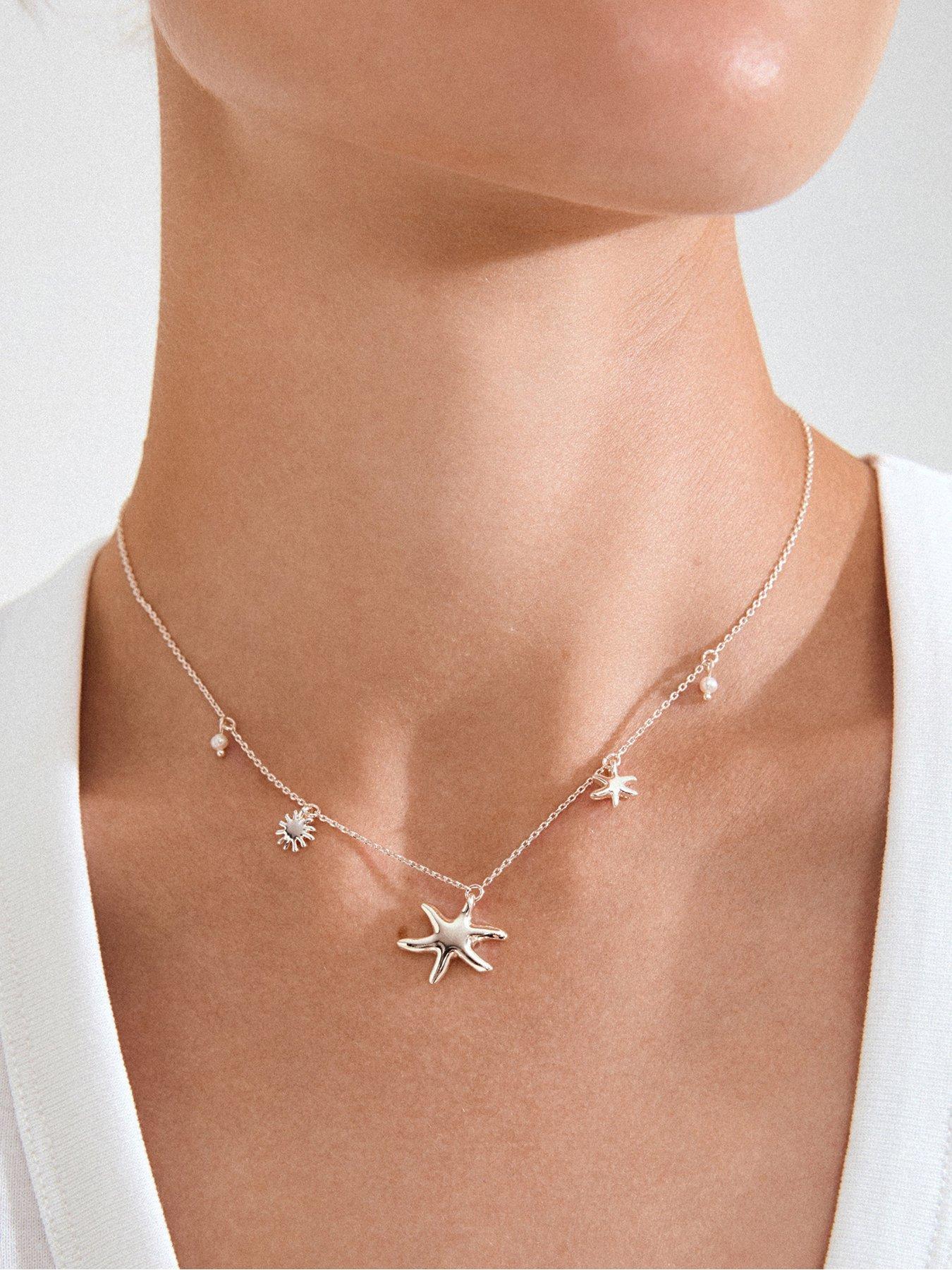 Image 4 of 5 of Pilgrim PRISM necklace silver-plated