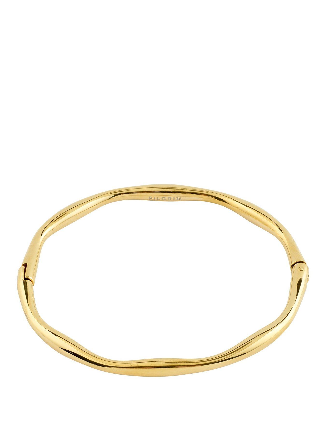 Pilgrim HAZE bangle gold-plated