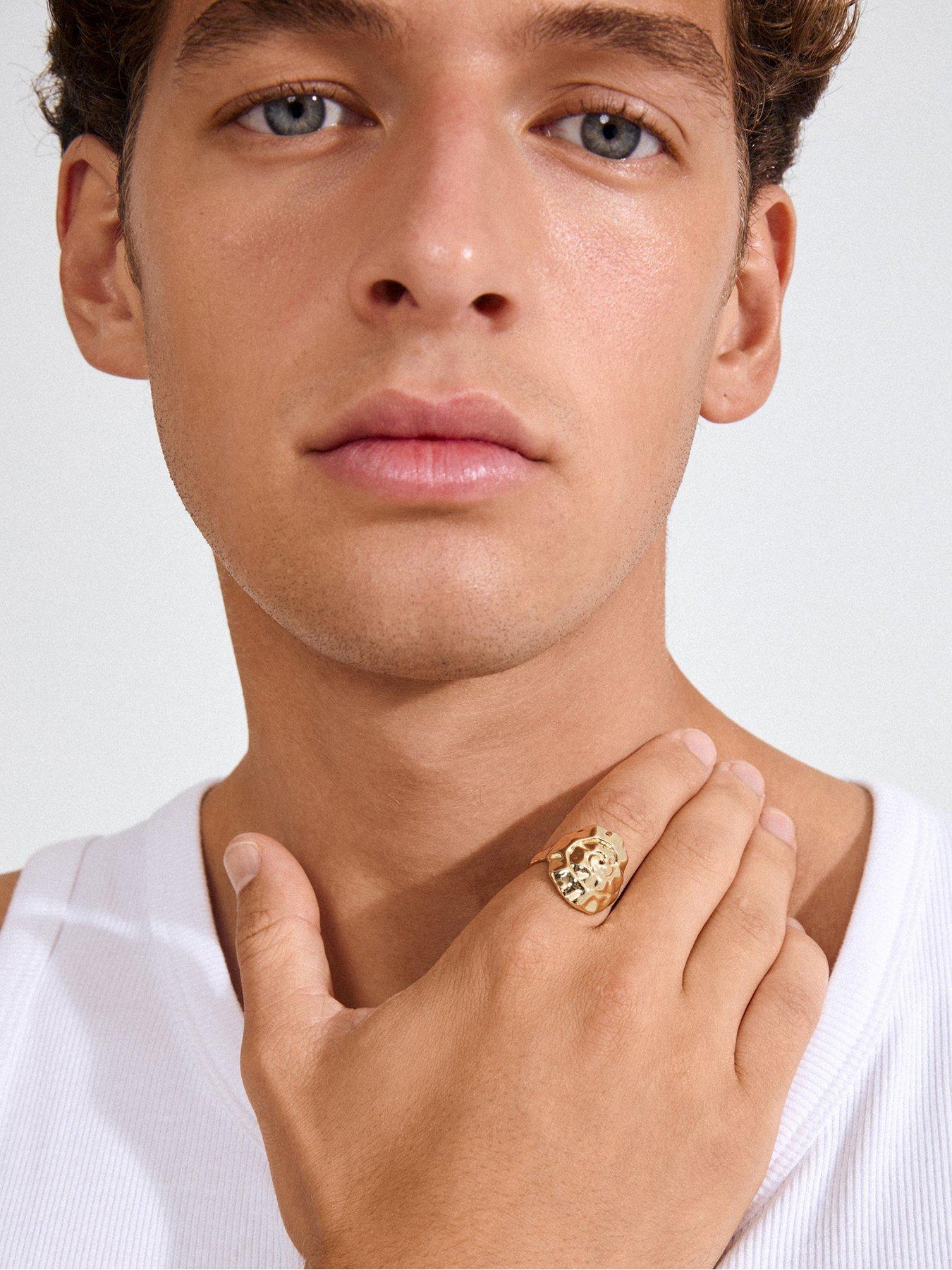  image of pilgrim-haze-ring-gold-plated