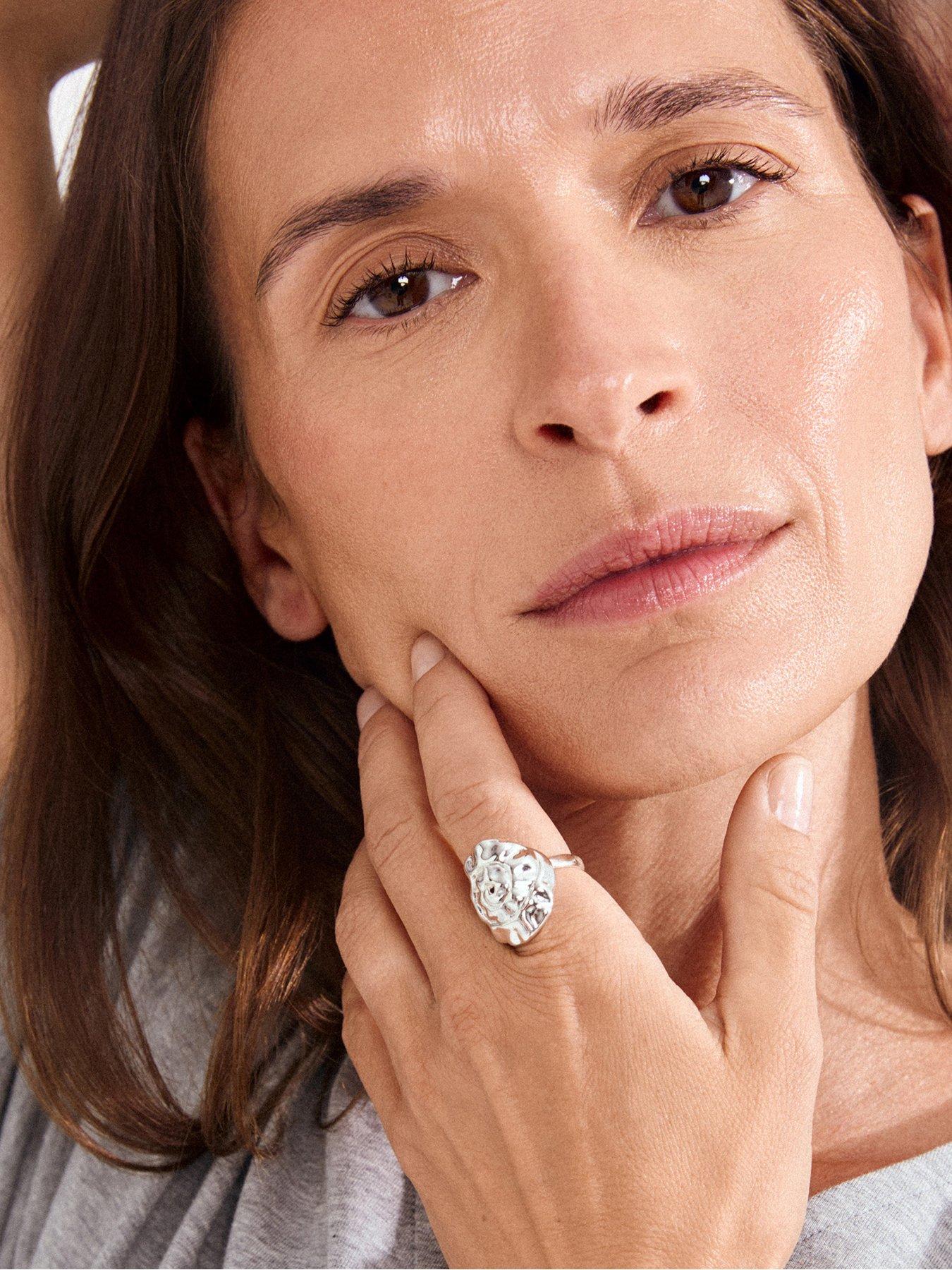 Image 2 of 5 of Pilgrim HAZE ring silver-plated
