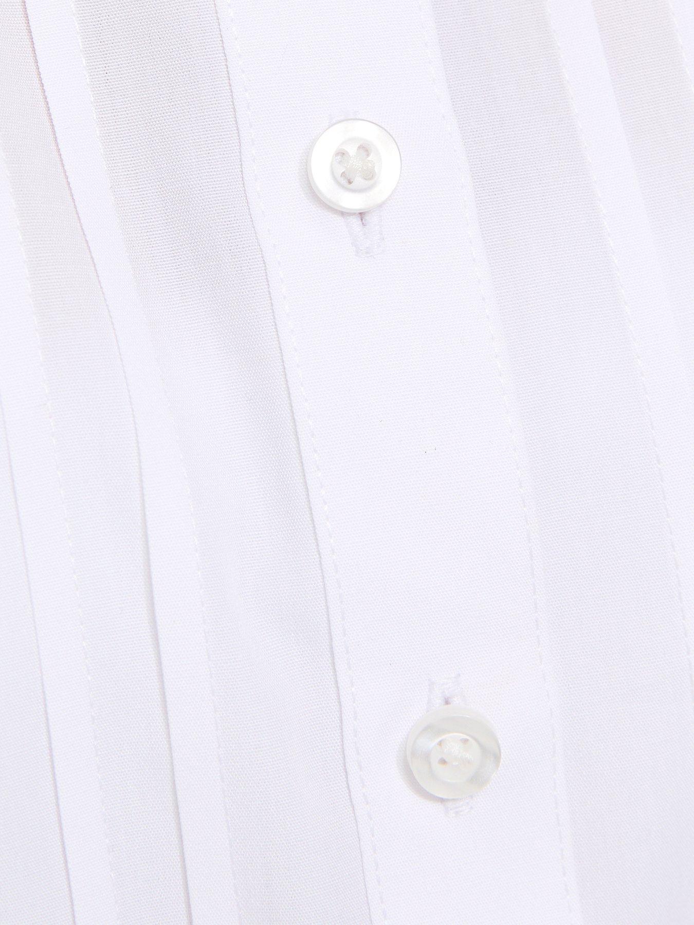 Image 5 of 5 of New Look 915 Girls&nbsp;Pintuck Short Sleeve School Shirt - White