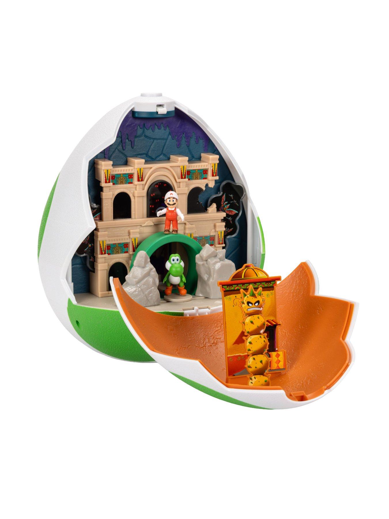 Image 5 of 7 of Super Mario The Super Mario Galaxy Movie Yoshi Egg Playset with 1.5" Mini Figures