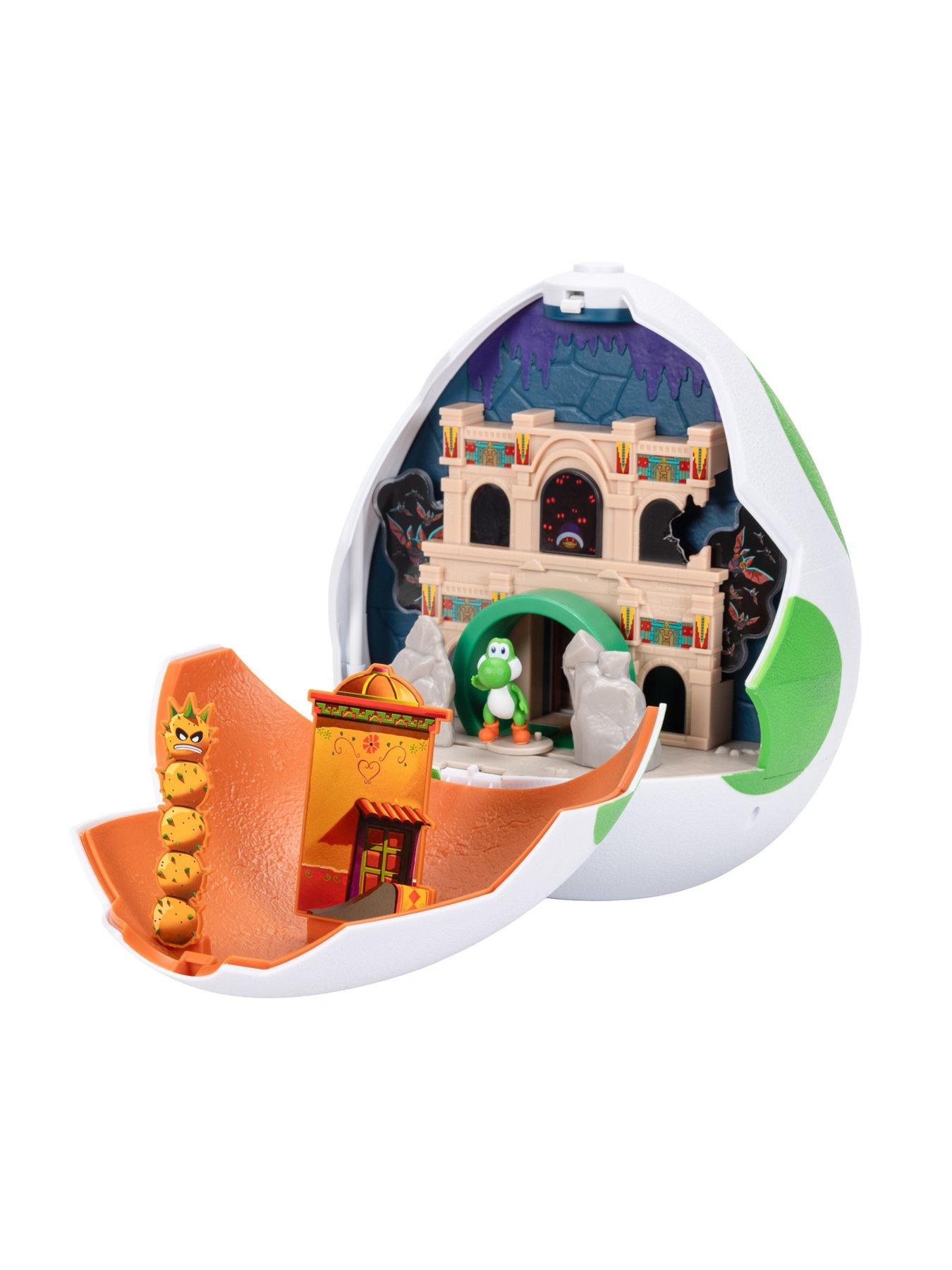 Image 7 of 7 of Super Mario The Super Mario Galaxy Movie Yoshi Egg Playset with 1.5" Mini Figures