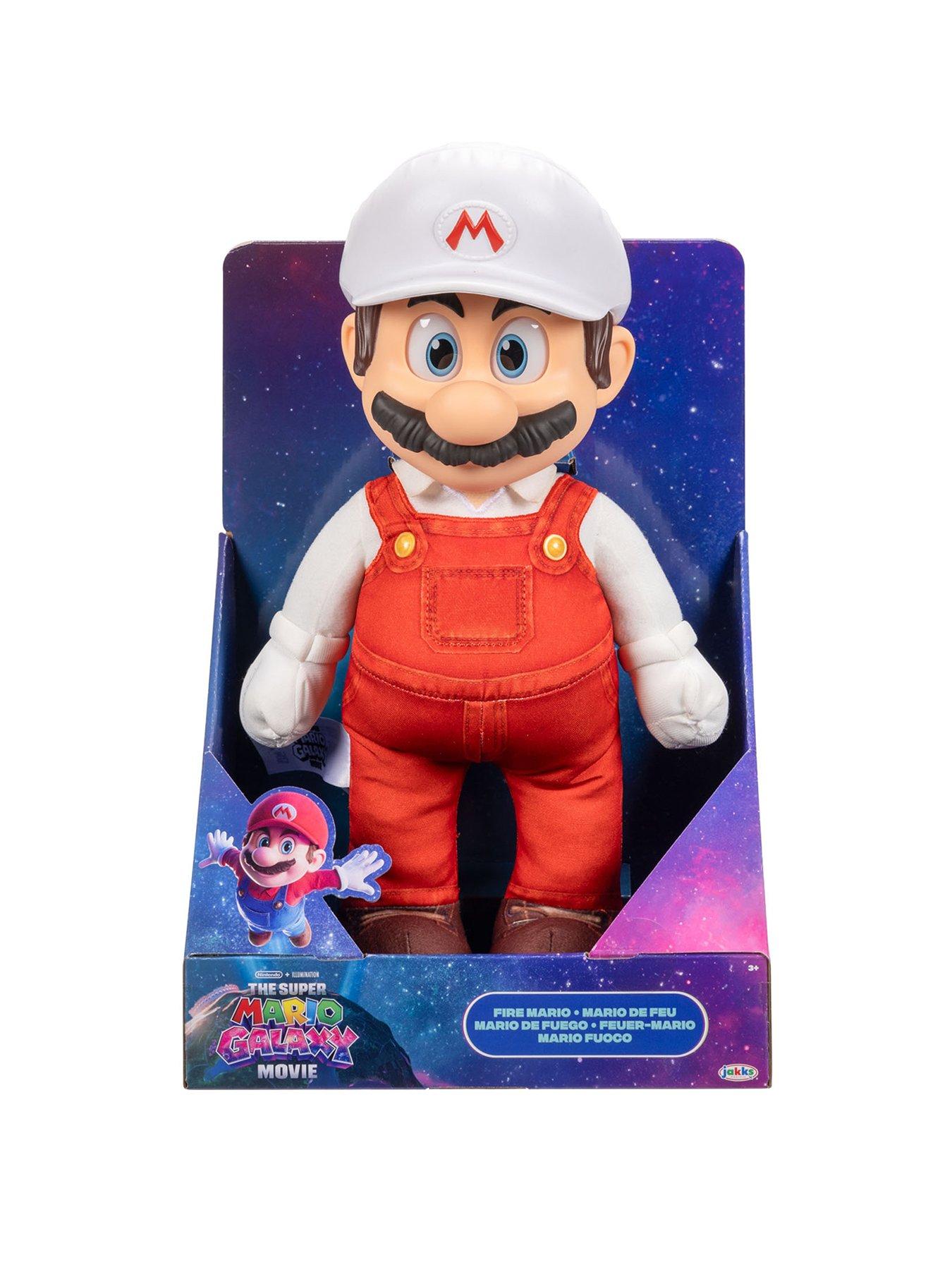 Image 1 of 6 of Super Mario The Super Mario Galaxy Movie Mario Jumbo Plush 9"