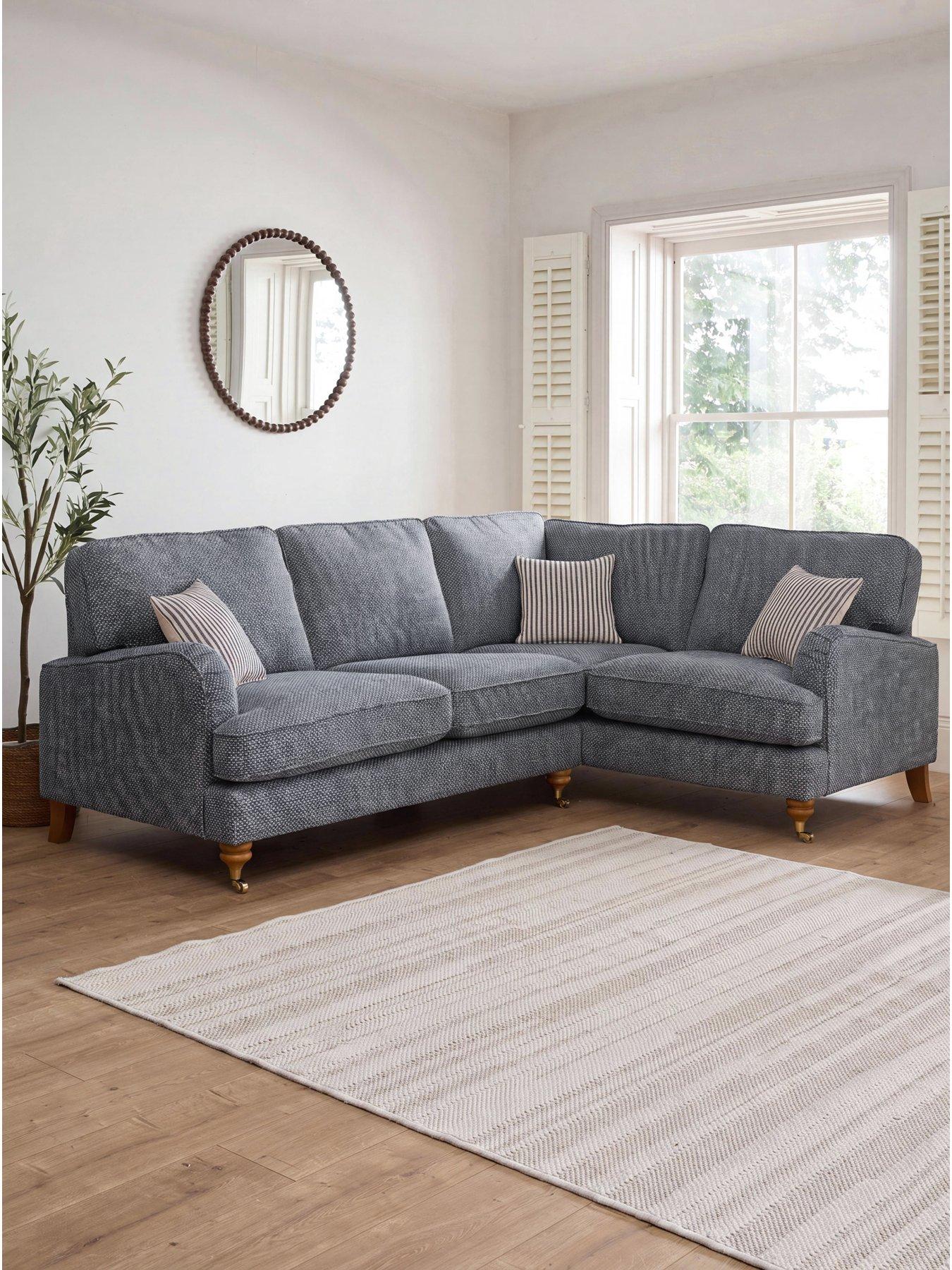 The Very Collection Bay Plain Rh Dbl Arm Crnr Grp