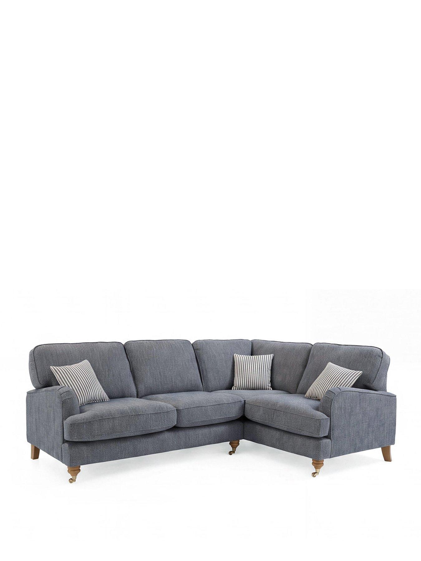 Image 2 of 7 of The Very Collection Bay Plain Right Hand Double Arm Corner Group Sofa - Made to Order in the UK