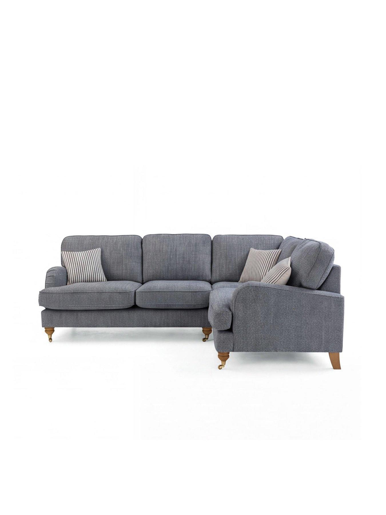 Image 3 of 7 of The Very Collection Bay Plain Right Hand Double Arm Corner Group Sofa - Made to Order in the UK