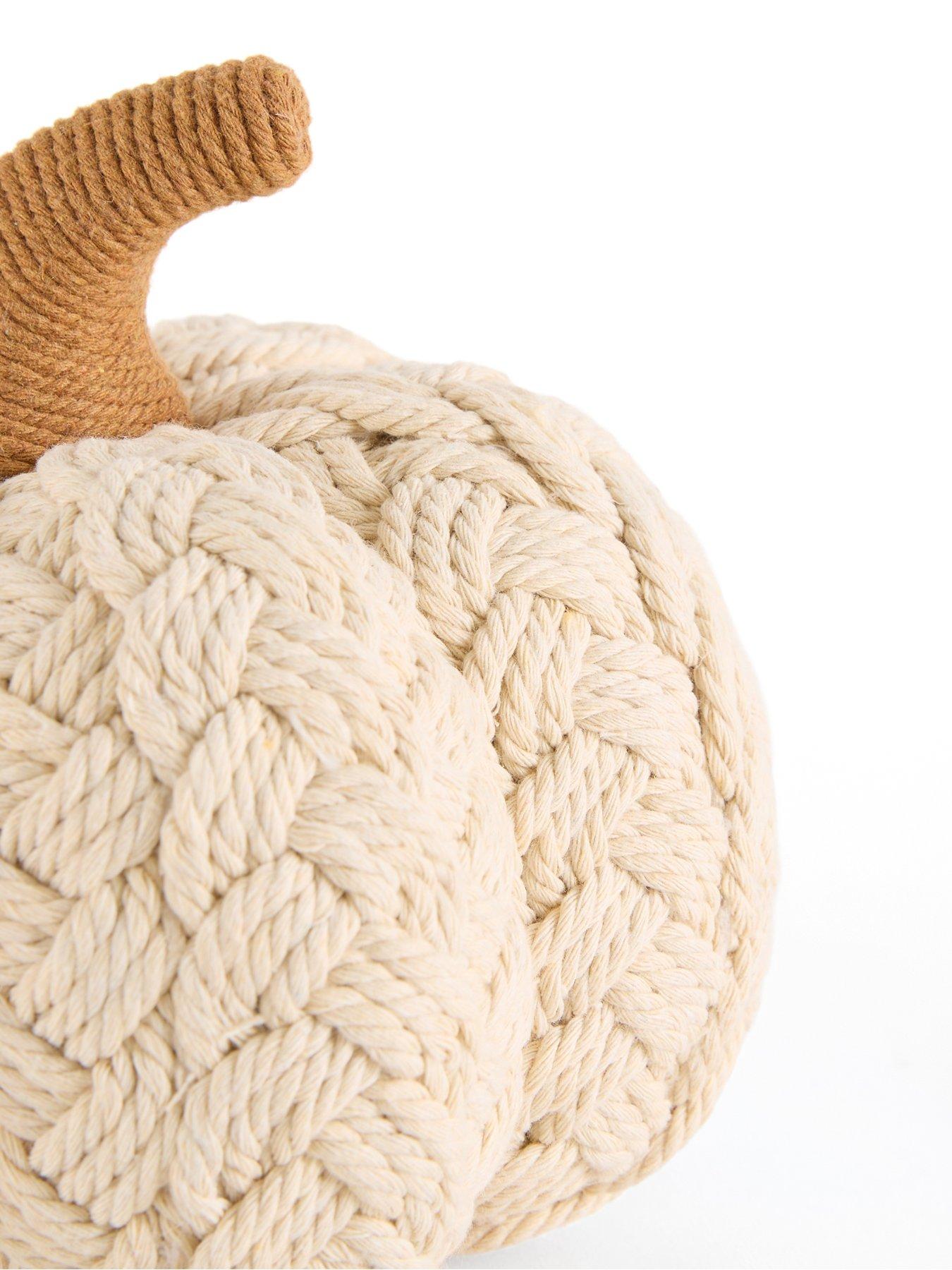 Image 7 of 7 of Heaven Sends Cream Natural Pumpkin Autumn&nbsp;Decoration - 14 x 18.5 cm