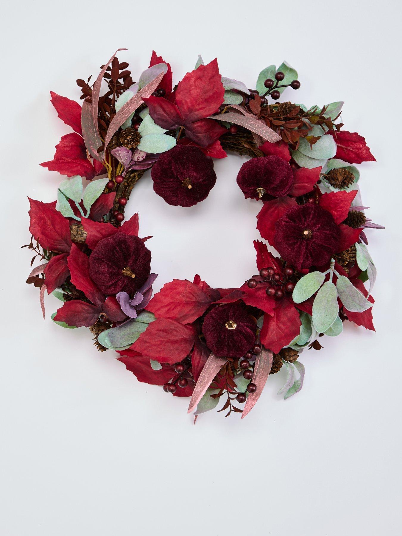 Image 2 of 5 of Heaven Sends Purple Foliage Autumn&nbsp;Wreath