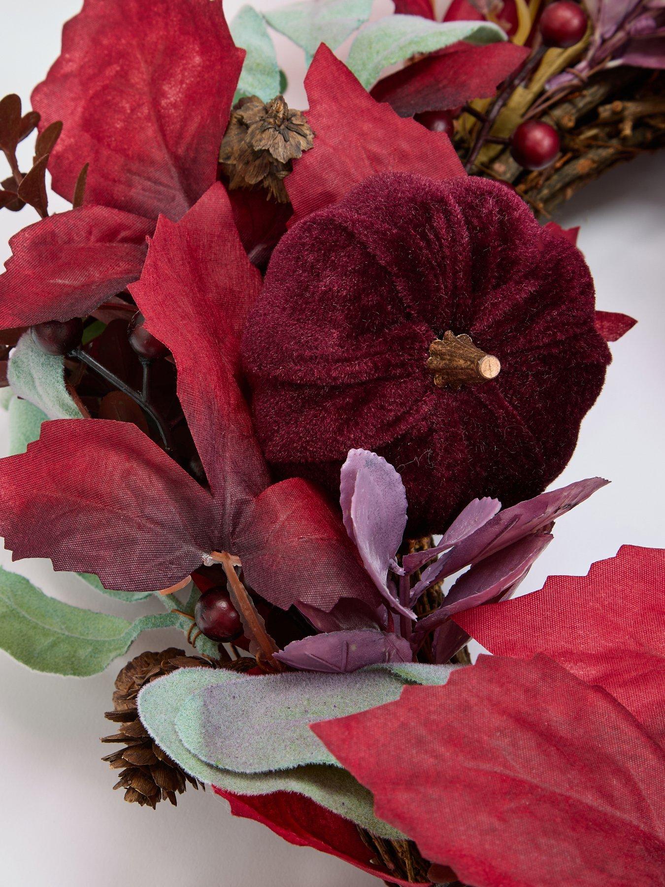 Image 5 of 5 of Heaven Sends Purple Foliage Autumn&nbsp;Wreath