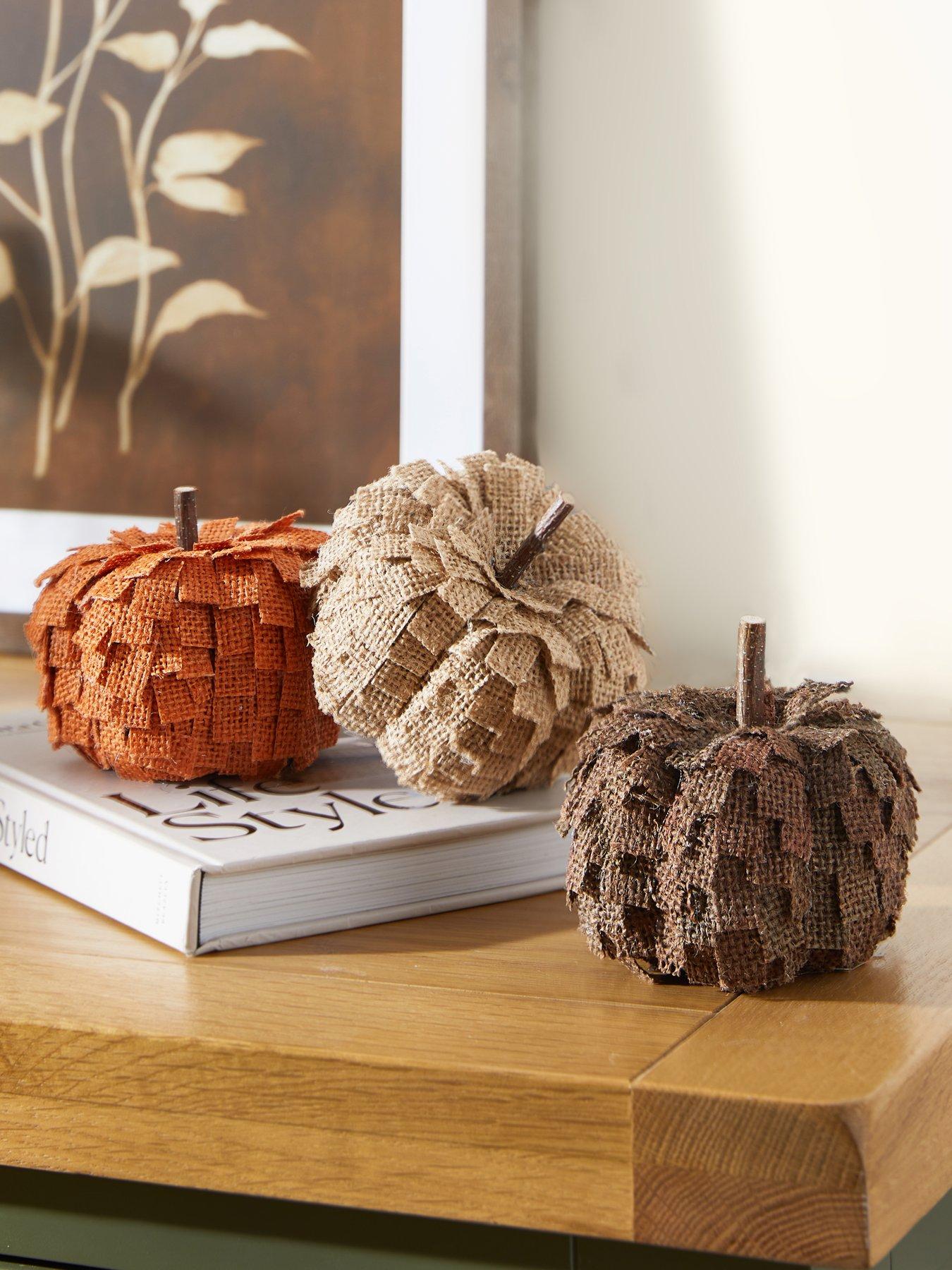 Heaven Sends Set of 3 Pumpkin Autumn Decorations