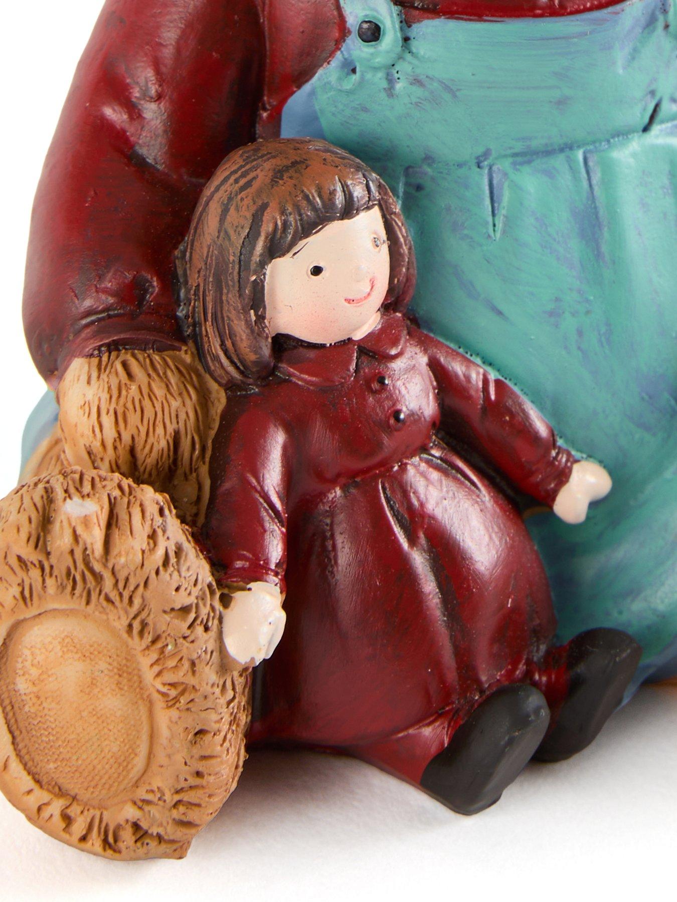 Image 5 of 7 of Heaven Sends Set of 2 Ceramic Sitting Bear&nbsp;Christmas Decorations