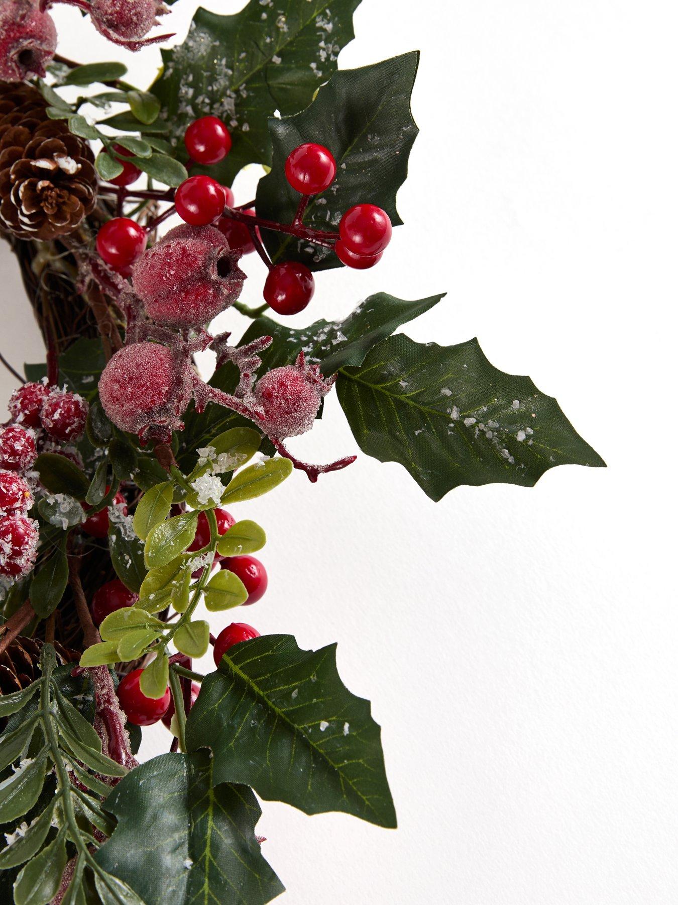 Image 5 of 7 of Heaven Sends Holly Berry Christmas&nbsp;Wreath