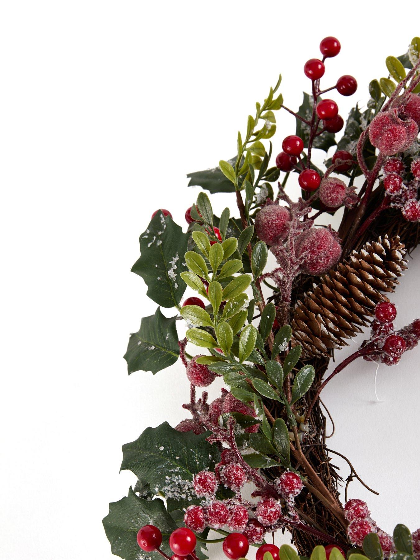 Image 6 of 7 of Heaven Sends Holly Berry Christmas&nbsp;Wreath