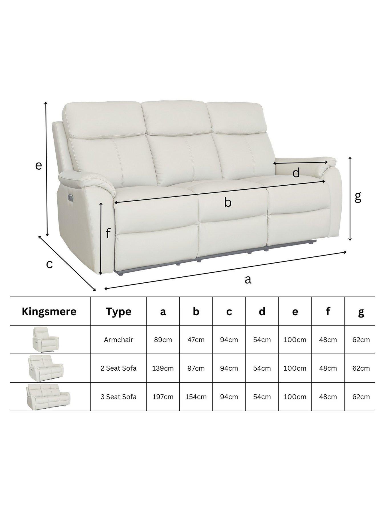 Image 7 of 7 of Aspire Kingsmere Leather Power Recliner - Armchair