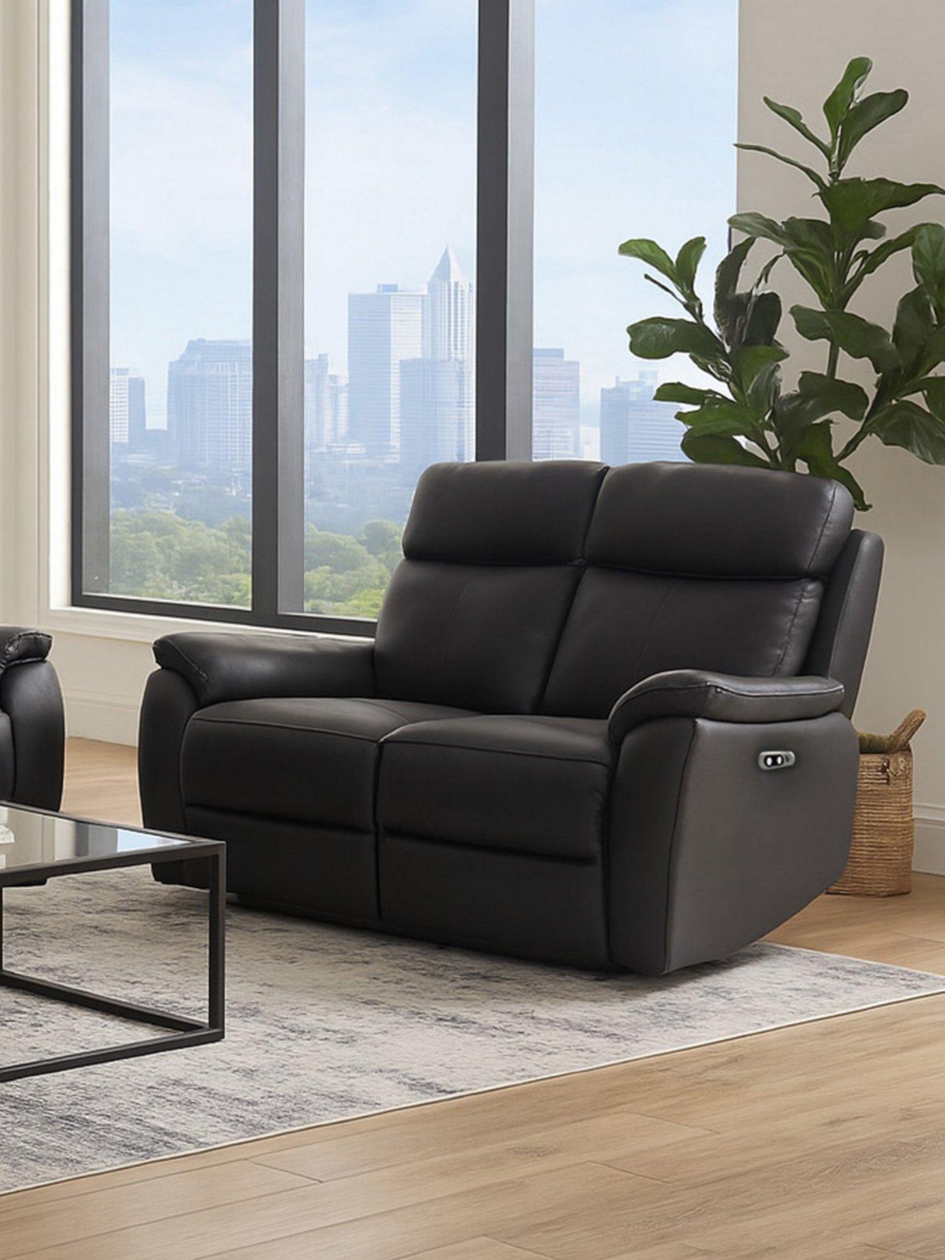 Aspire Kingsmere Leather Power Recliner - 2 Seater