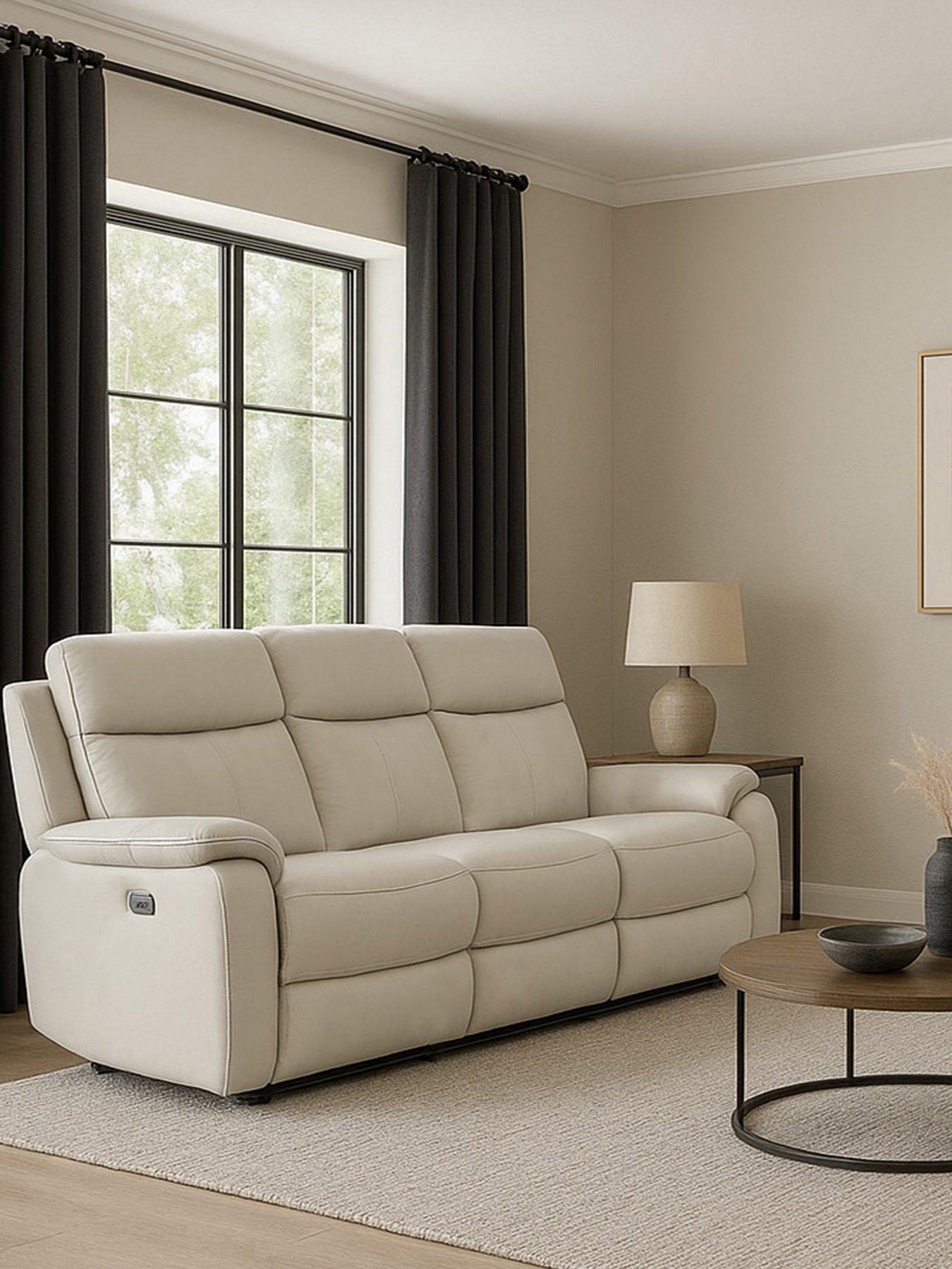  image of aspire-kingsmere-leather-power-recliner-3-seater