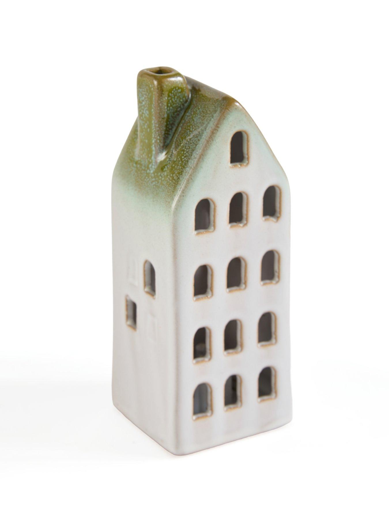 Image 4 of 7 of Heaven Sends Set Of 2 Led Reactive Glaze Houses