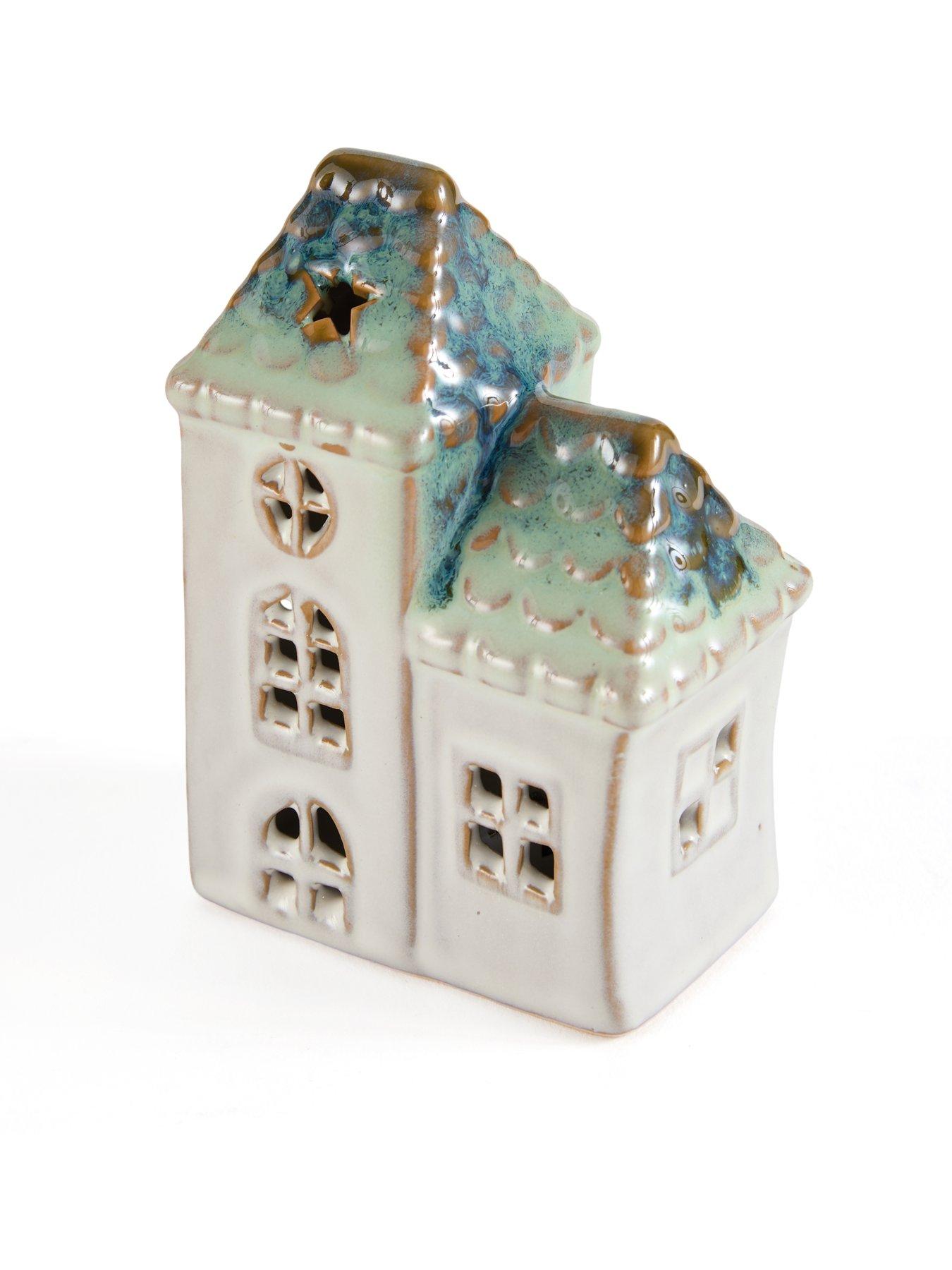 Image 5 of 7 of Heaven Sends Set Of 2 Led Reactive Glaze Houses