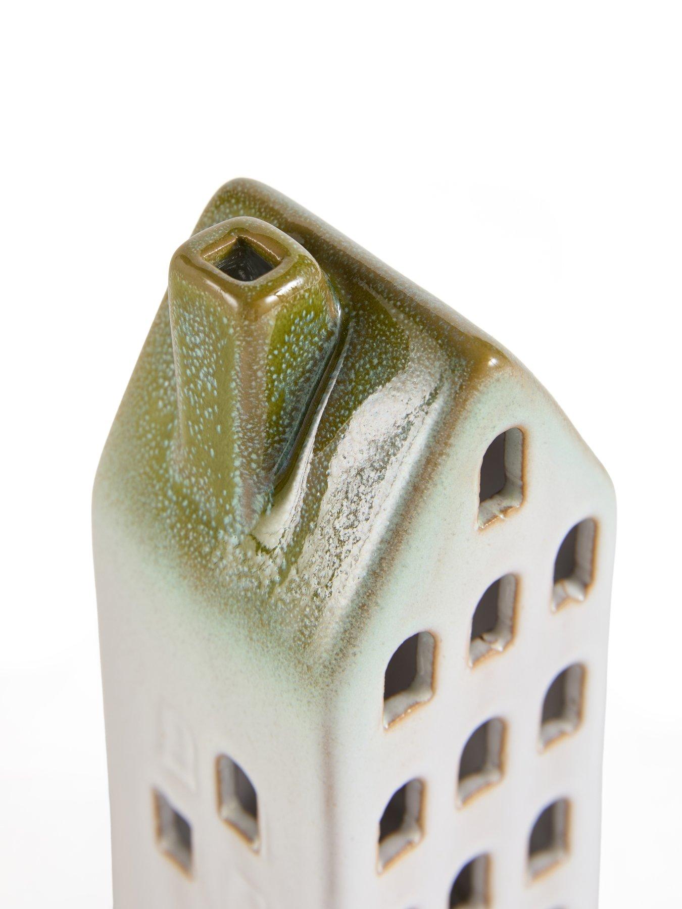 Image 7 of 7 of Heaven Sends Set Of 2 Led Reactive Glaze Houses