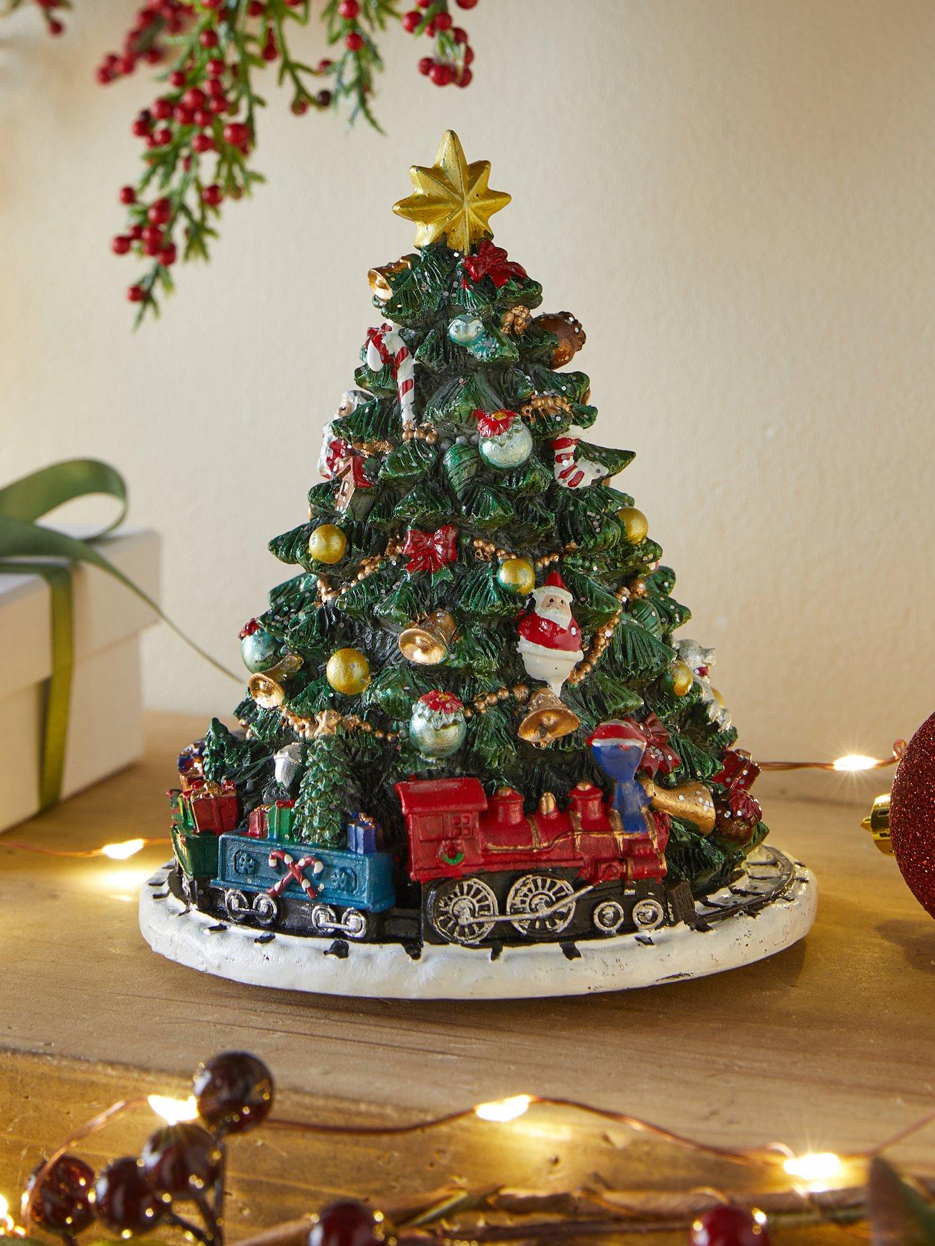 Image 1 of 8 of Heaven Sends Musical Christmas Tree with Train - 15 cm