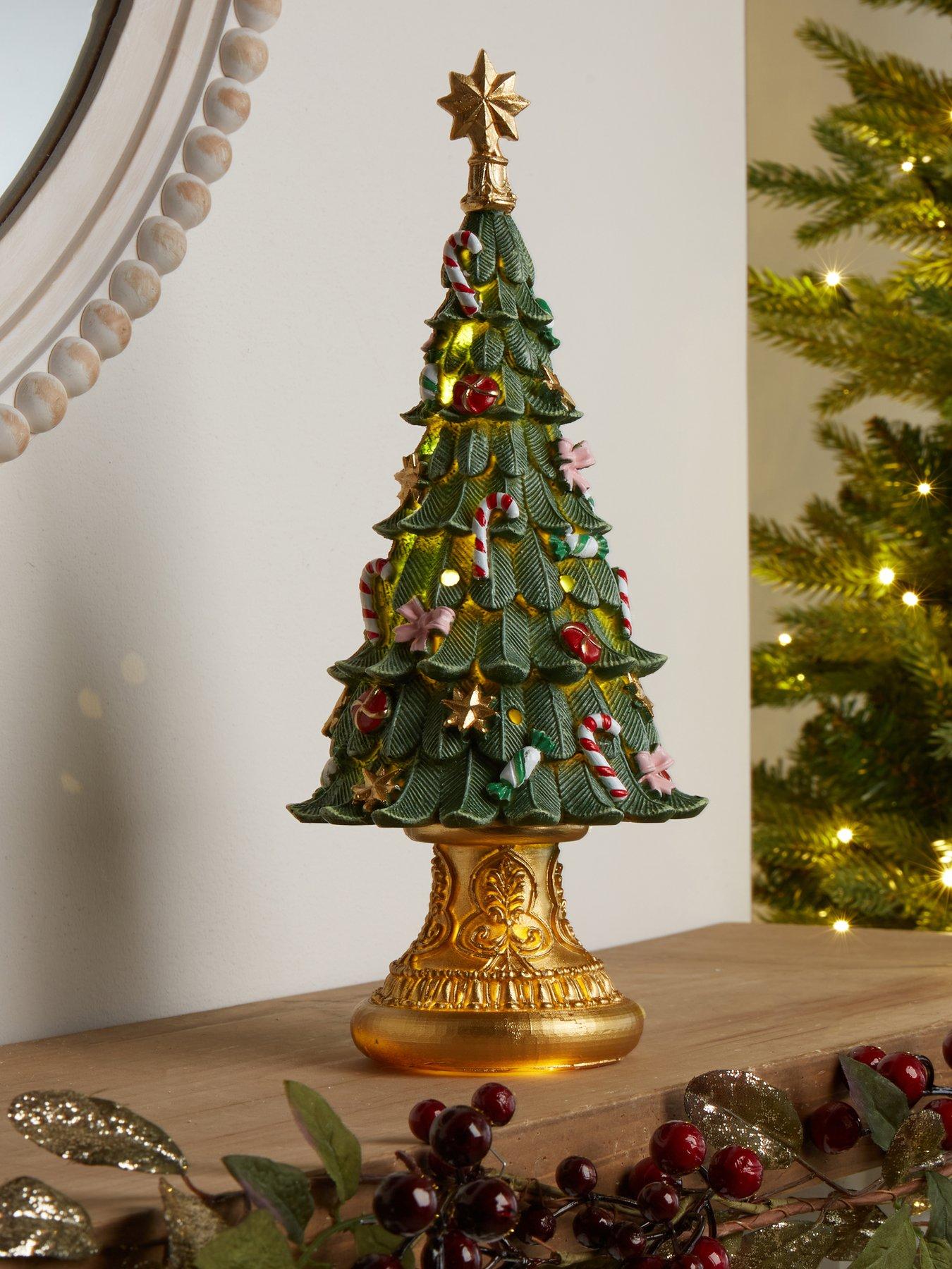 Heaven Sends Light Up Table Top Christmas Tree - 34 cm