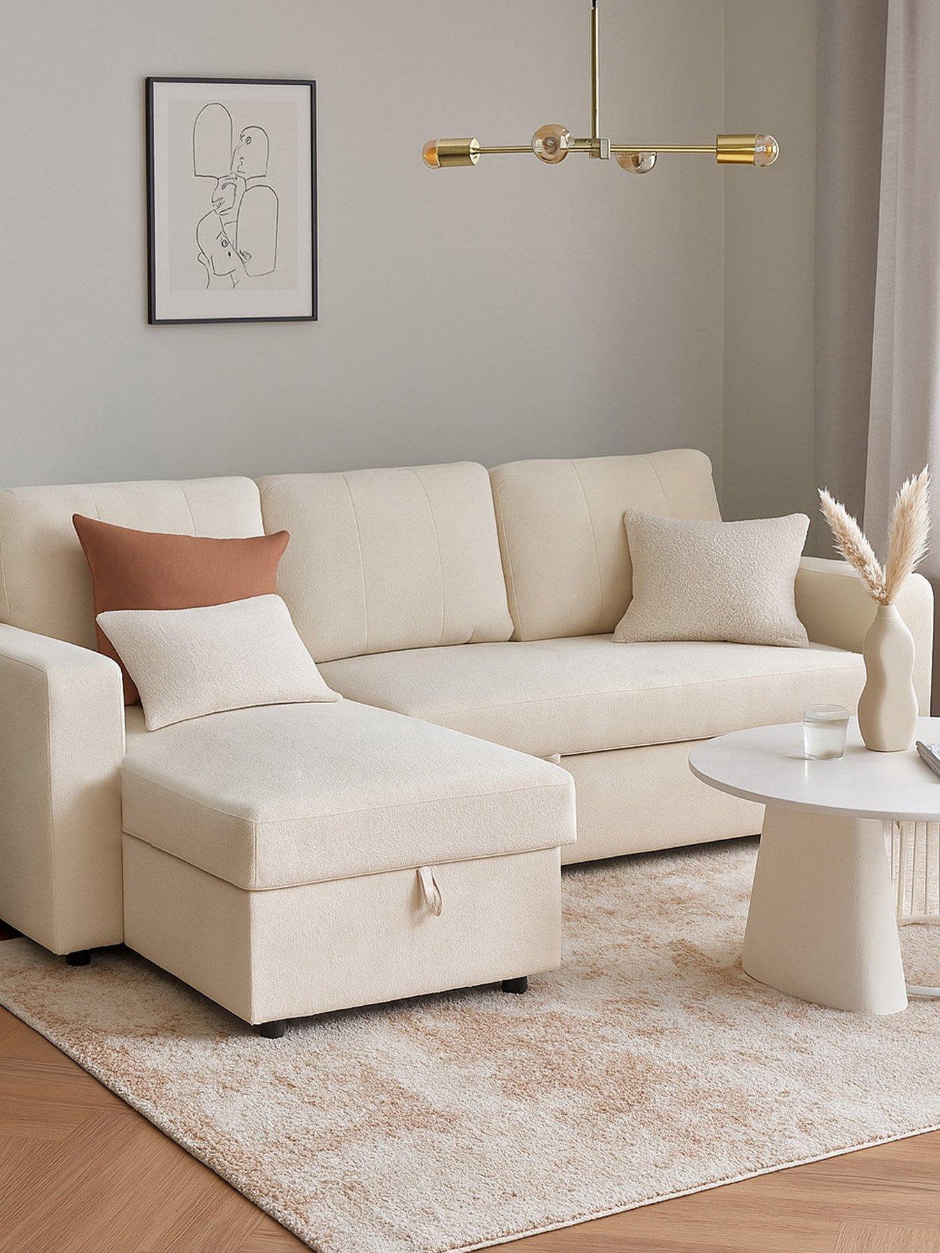 Image 1 of 7 of Aspire Nexis Corner Chaise Sofa Bed - Left Hand Side