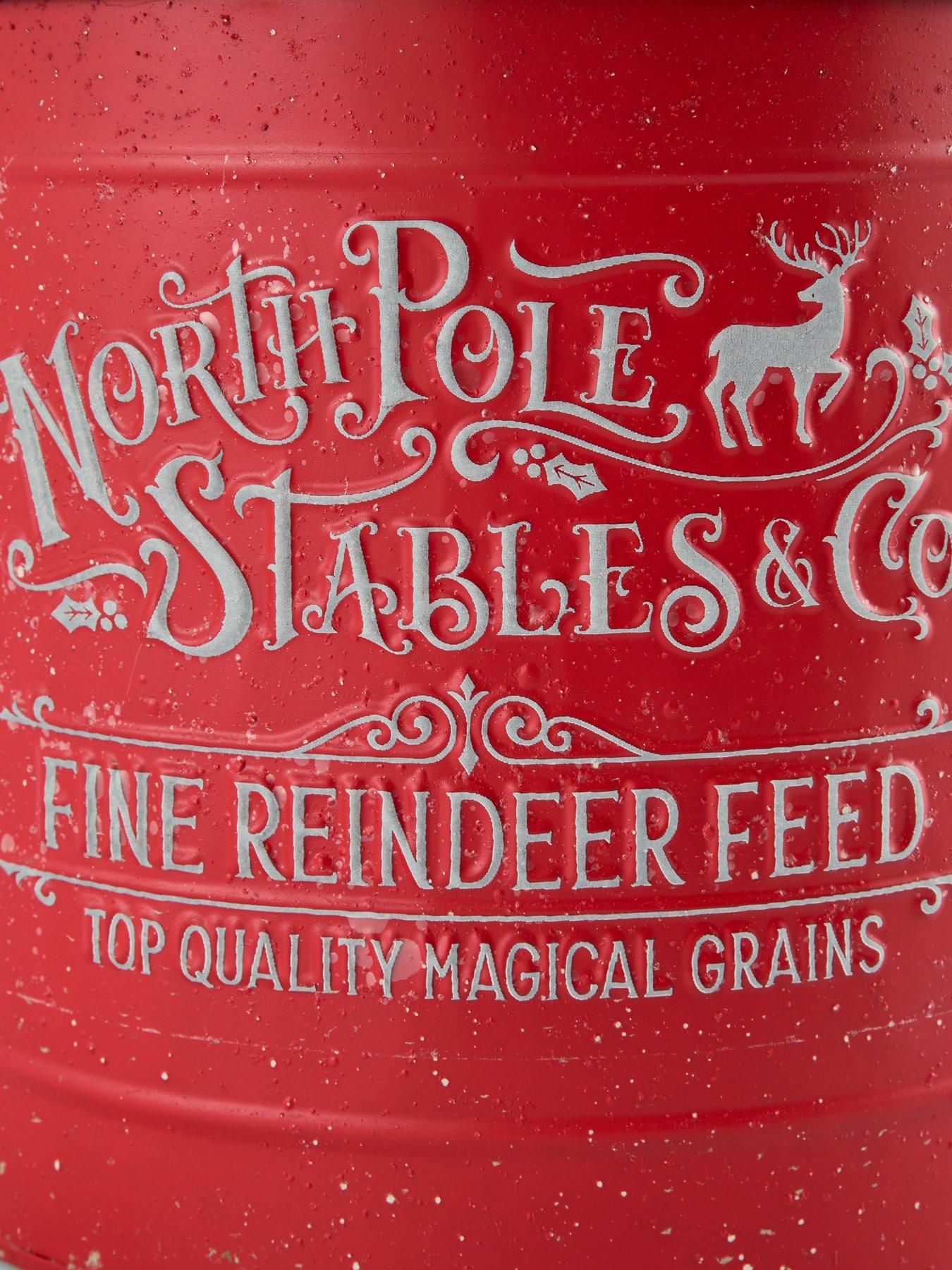 Image 7 of 7 of Heaven Sends Metal Christmas Buckets Set- Red