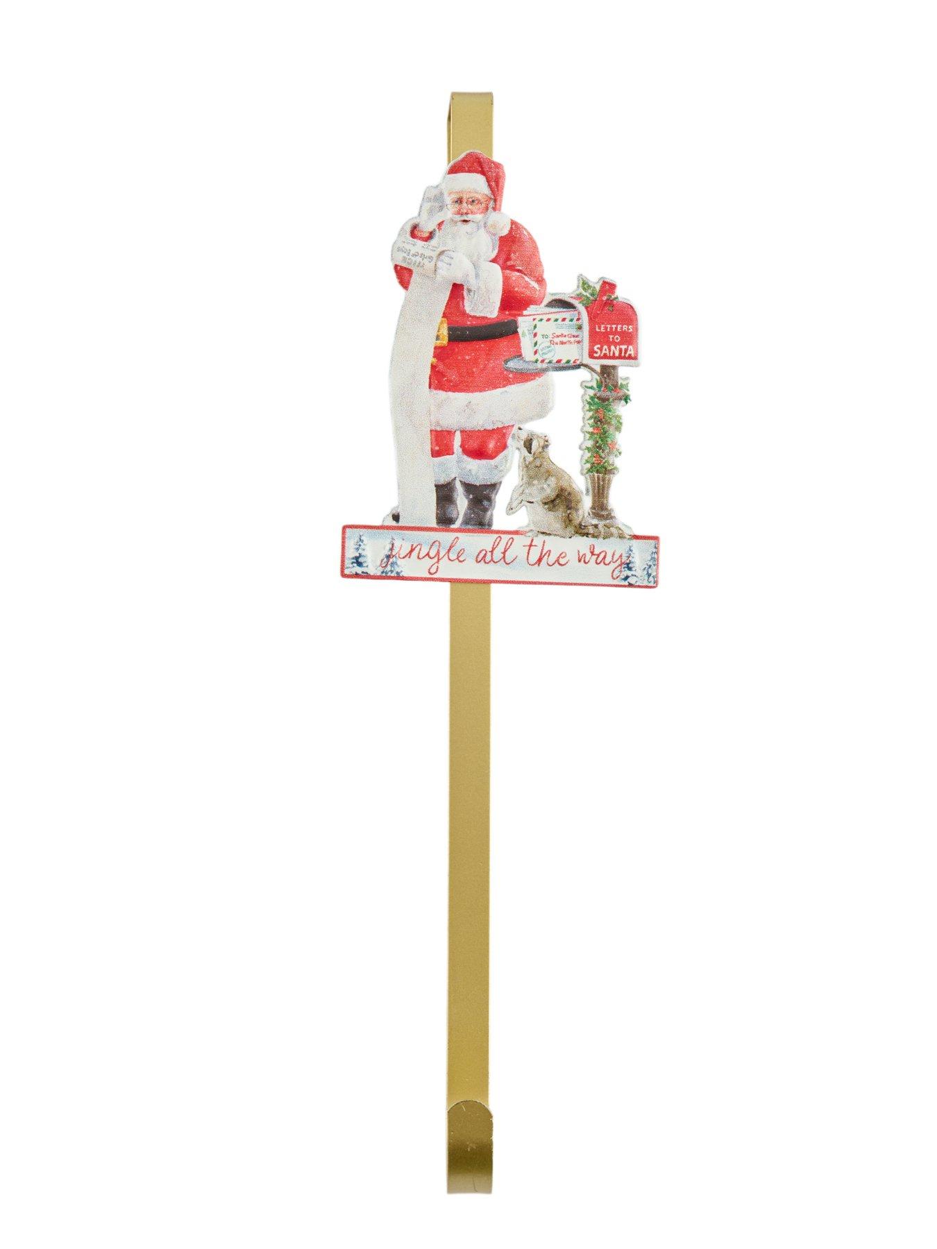Image 2 of 7 of Heaven Sends Santa Metal Christmas&nbsp;Wreath Hanger