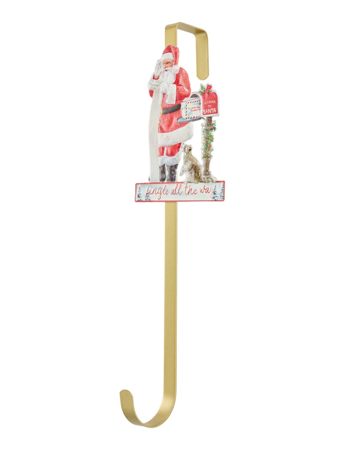 Image 3 of 7 of Heaven Sends Santa Metal Christmas&nbsp;Wreath Hanger