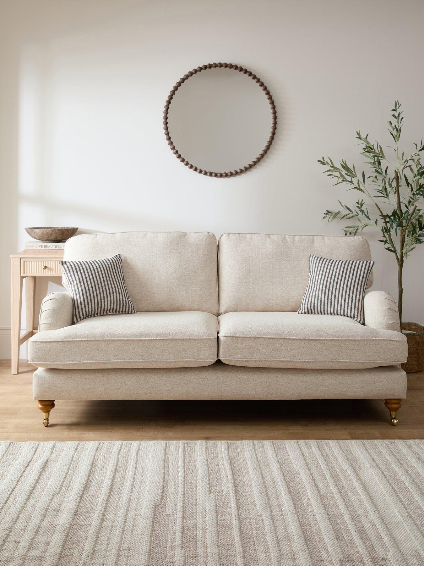 The Very Collection Bay Plain 3 Seater Sofa