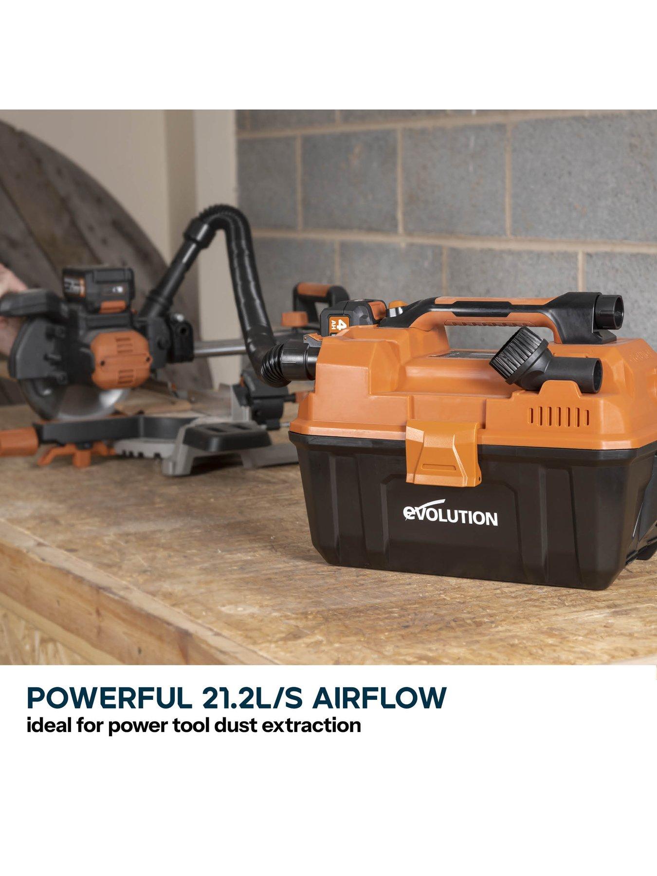 Image 4 of 7 of Evolution 18V EXT CORDLESS WET/DRY VAC, CHARGER, 4AH BATTERY