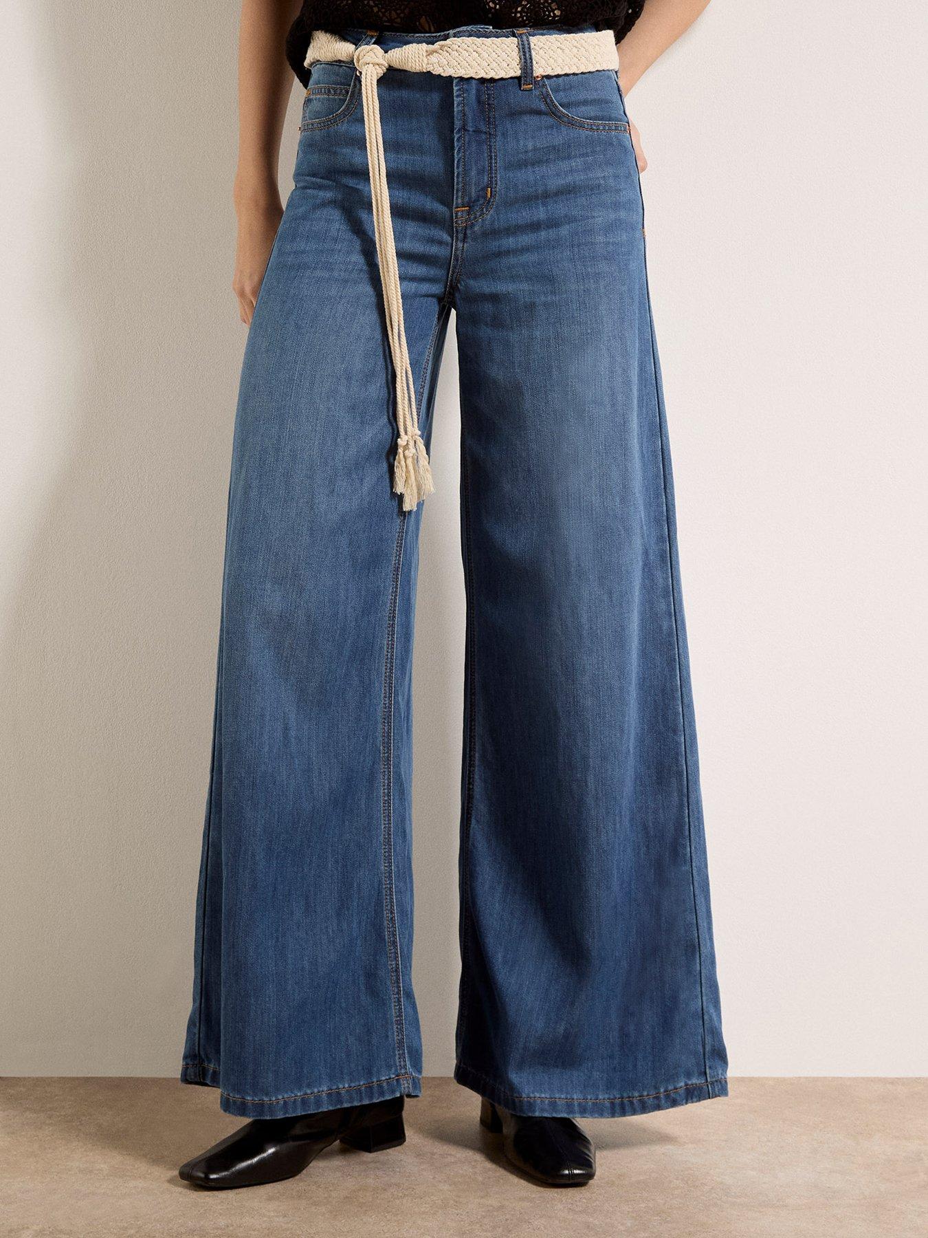Apricot Zana Premium Wide Leg Jean