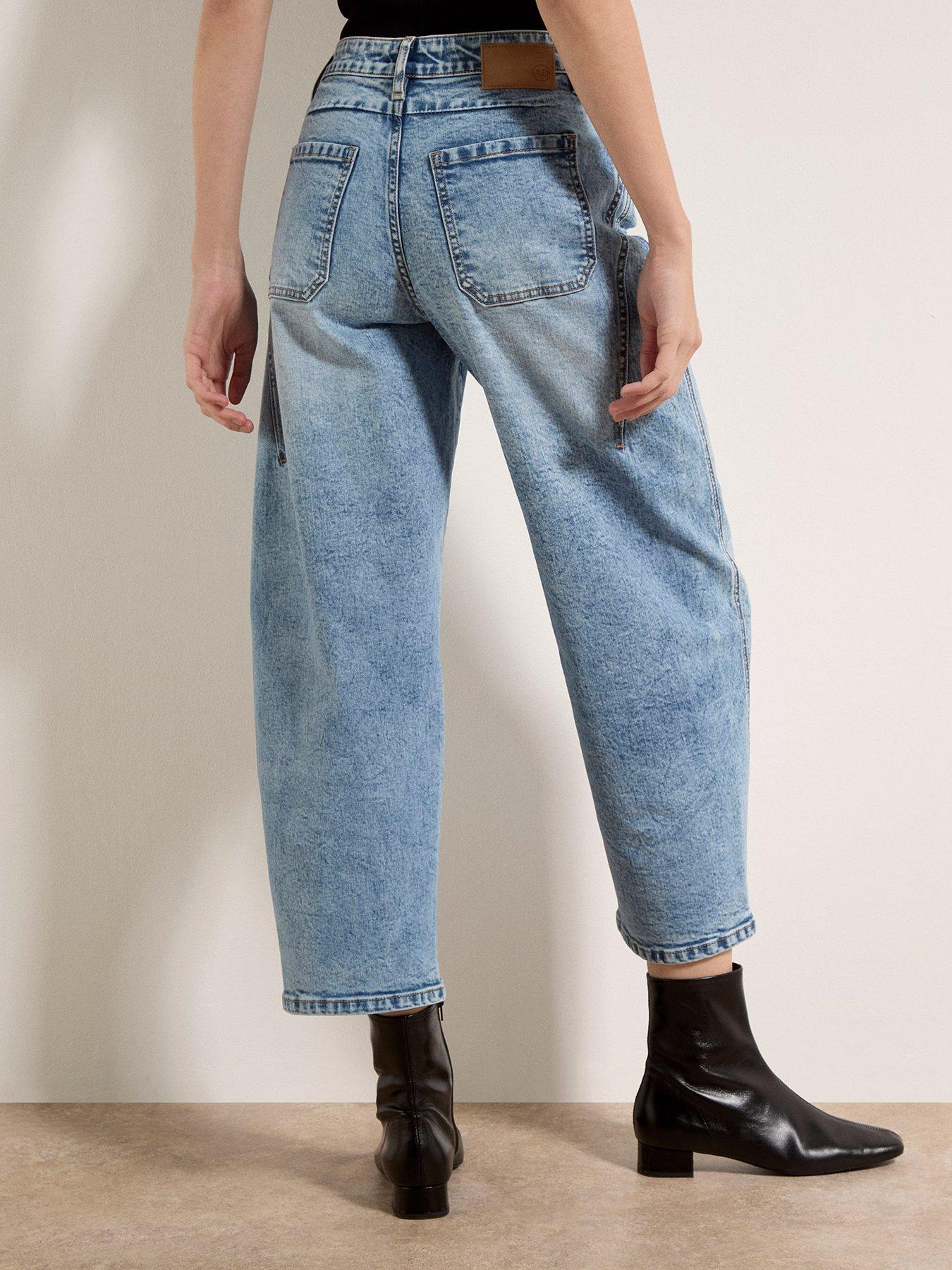 Image 2 of 6 of Apricot Mei Barrel Jean