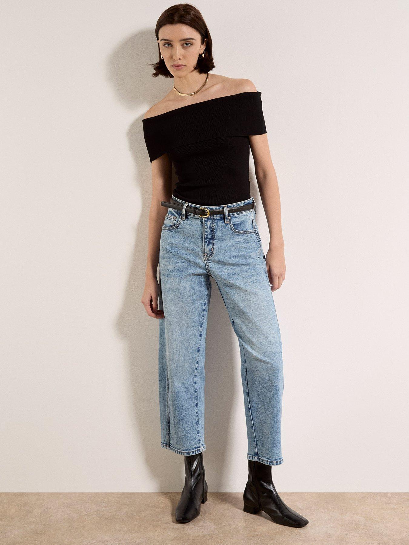 Image 3 of 6 of Apricot Mei Barrel Jean