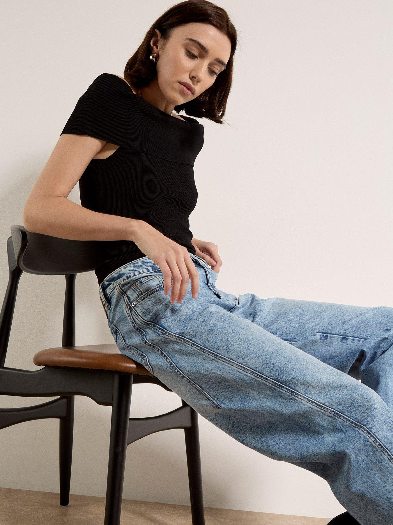 Image 6 of 6 of Apricot Mei Barrel Jean