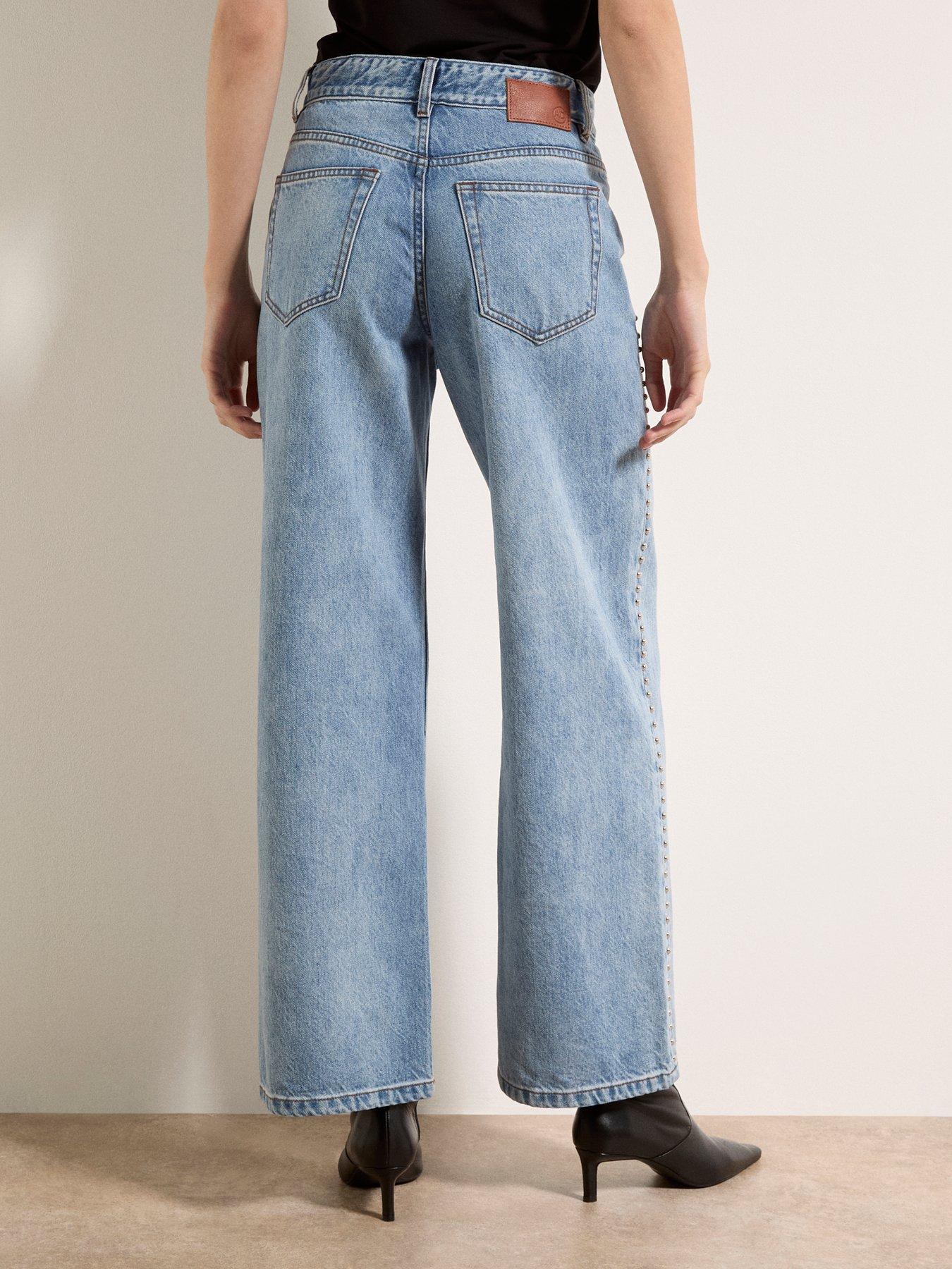  image of apricot-maca-stud-jean-blue