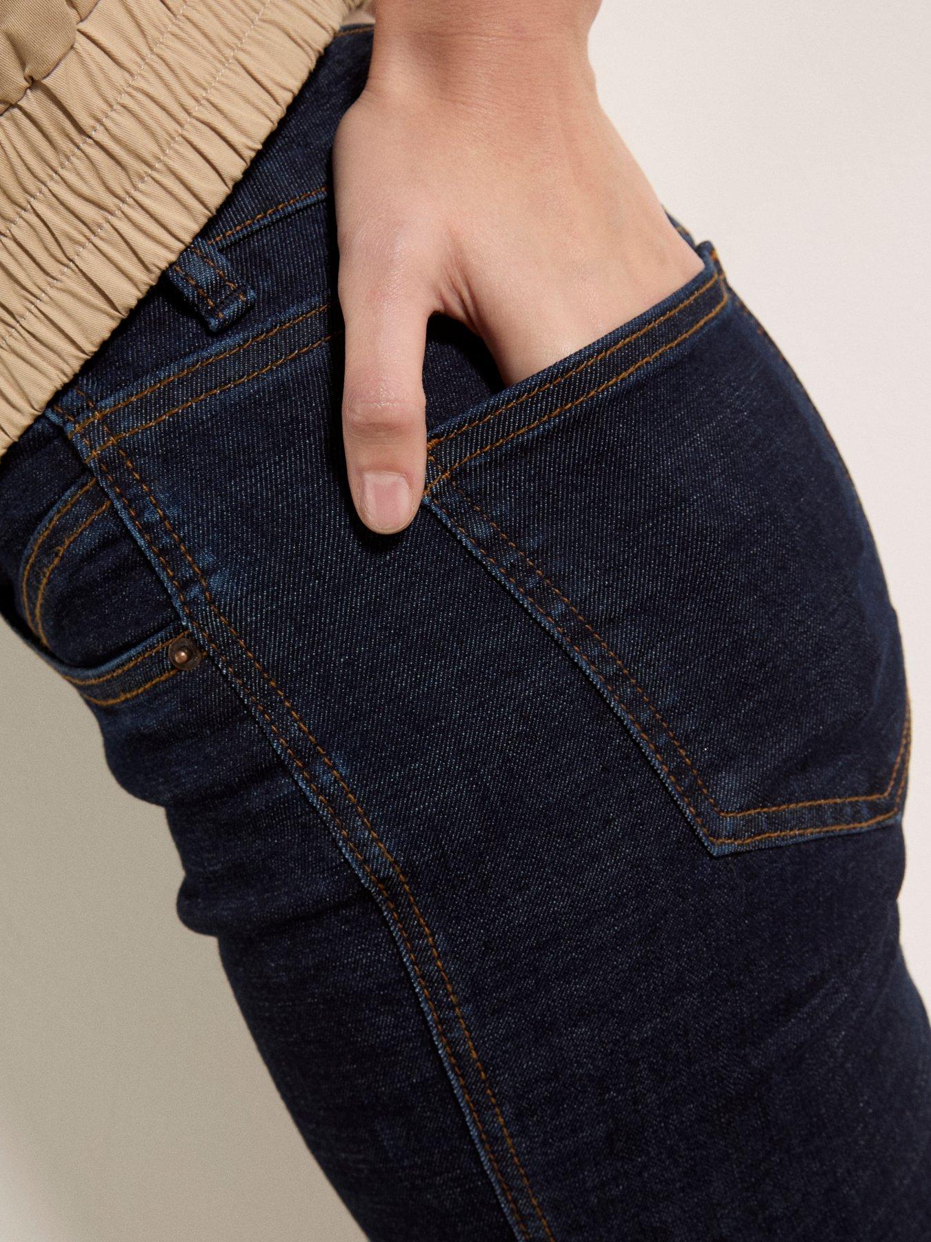 Image 6 of 6 of Apricot Sara Capri Jeans - Blue